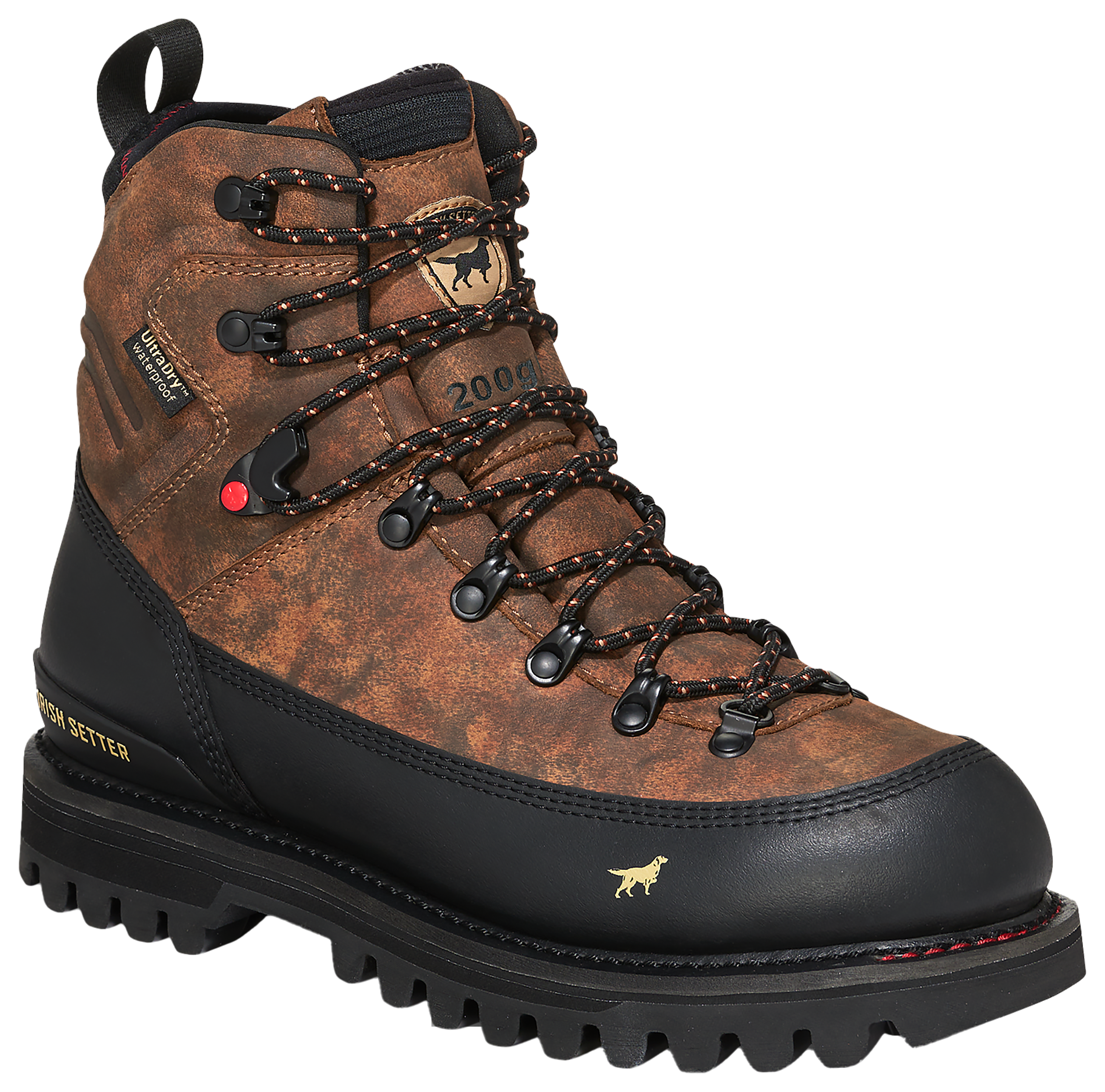 Image of Irish Setter Elk Tracker XD 8'' Insulated Waterproof Hunting Boots for Men - Earth Field Camo - 10.5W