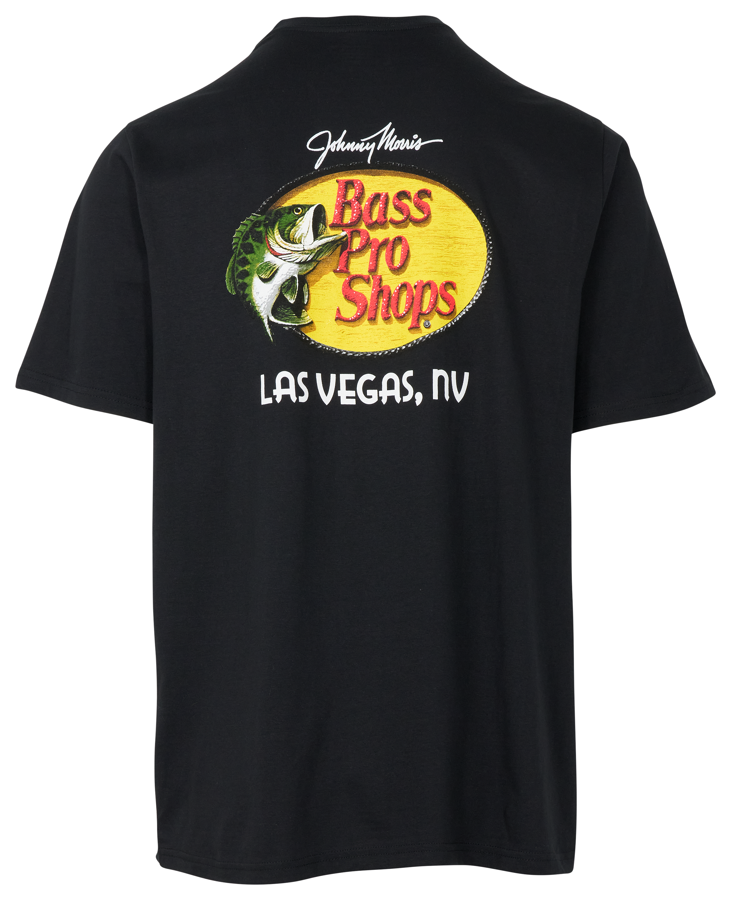 Image of Bass Pro Shops Vegas Woodcut Logo Short-Sleeve T-Shirt for Men - Black - 3XL
