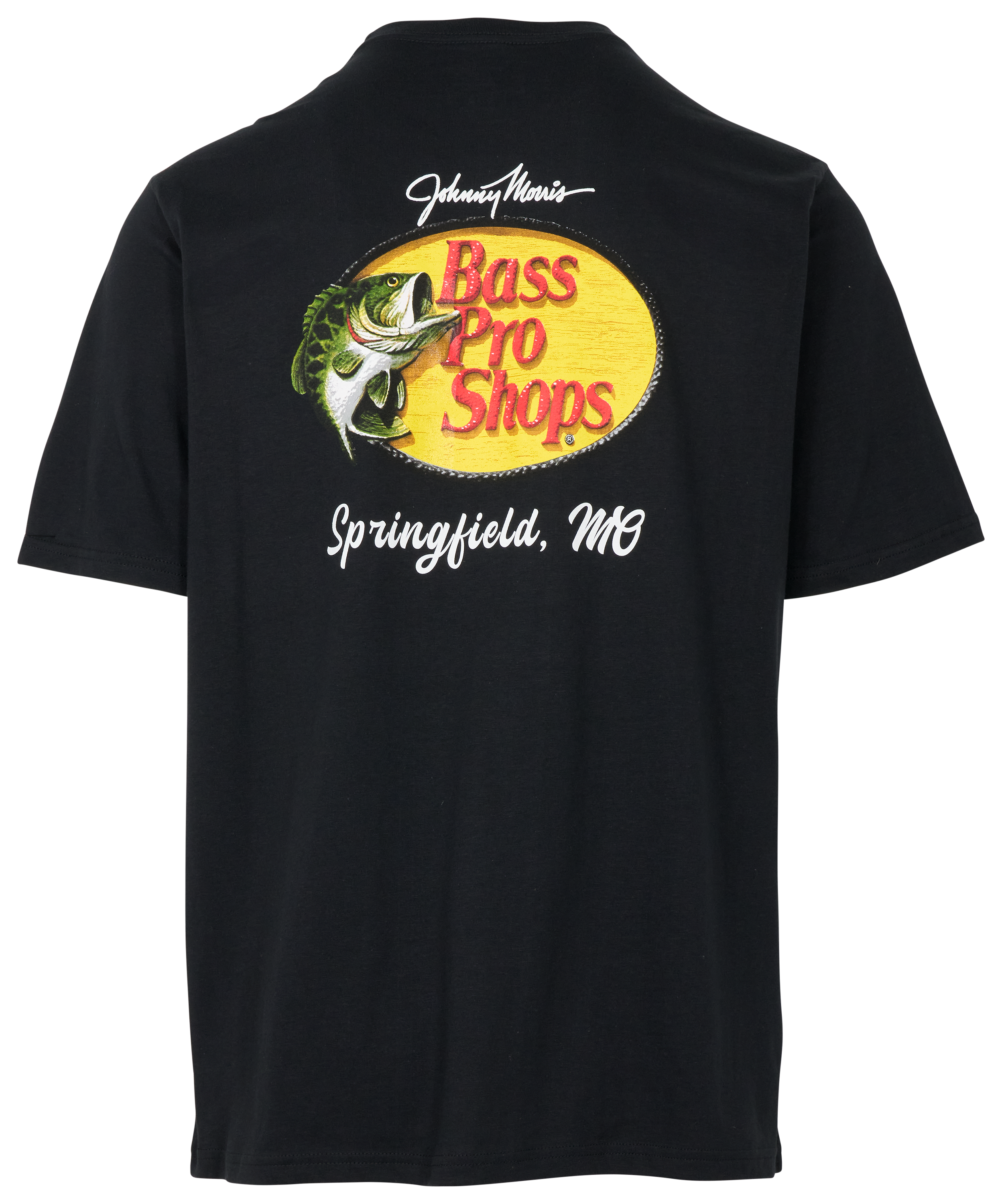 Image of Bass Pro Shops Springfield Woodcut Logo Short-Sleeve T-Shirt for Men - Black - 3XL