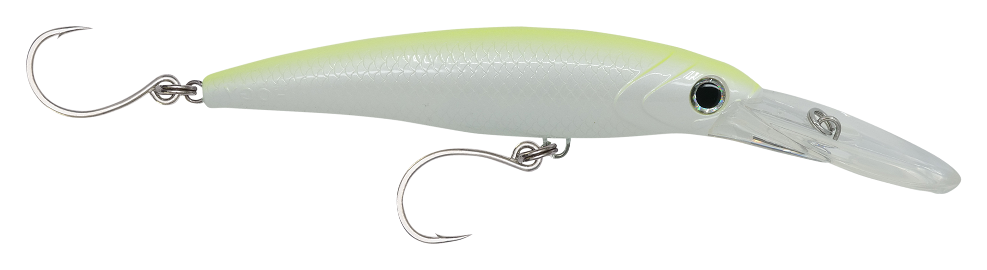 Image of Hogy Charter Grade Swimming Plug - Albie Crack Glow