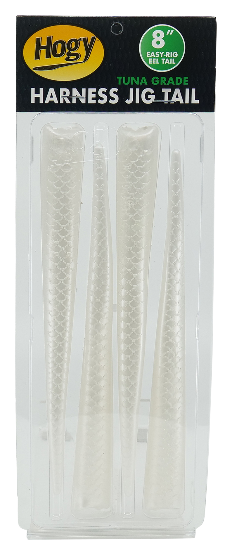 Image of Hogy Harness Jig Tails 4 Pack - Bone