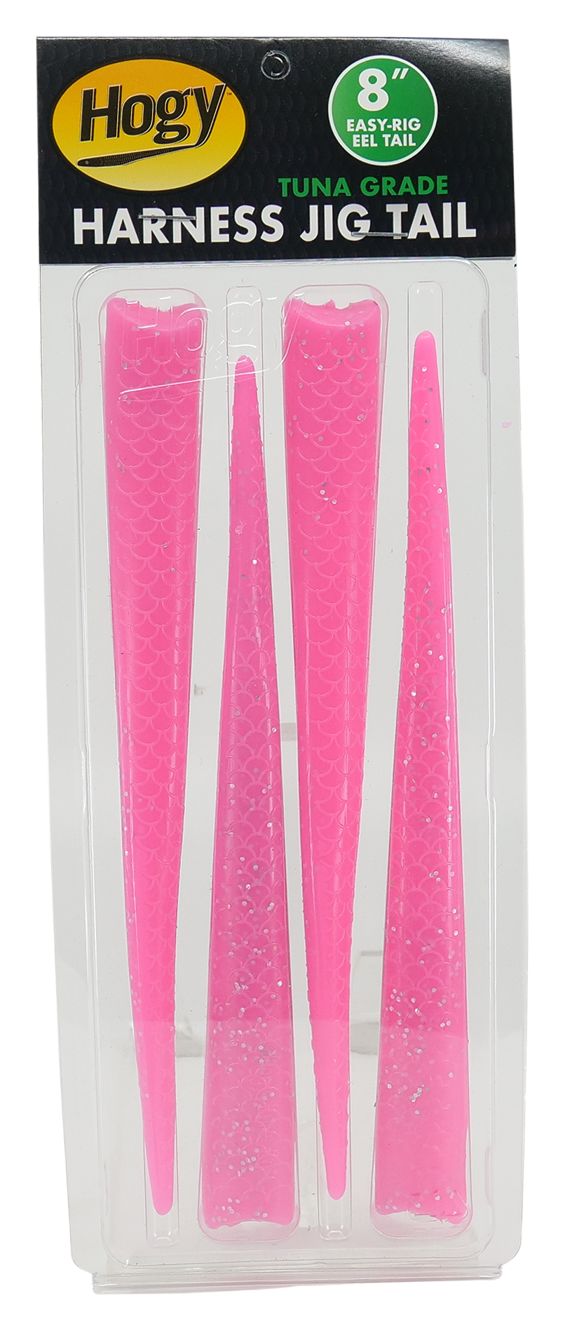 Image of Hogy Harness Jig Tails 4 Pack - Bubble Flake