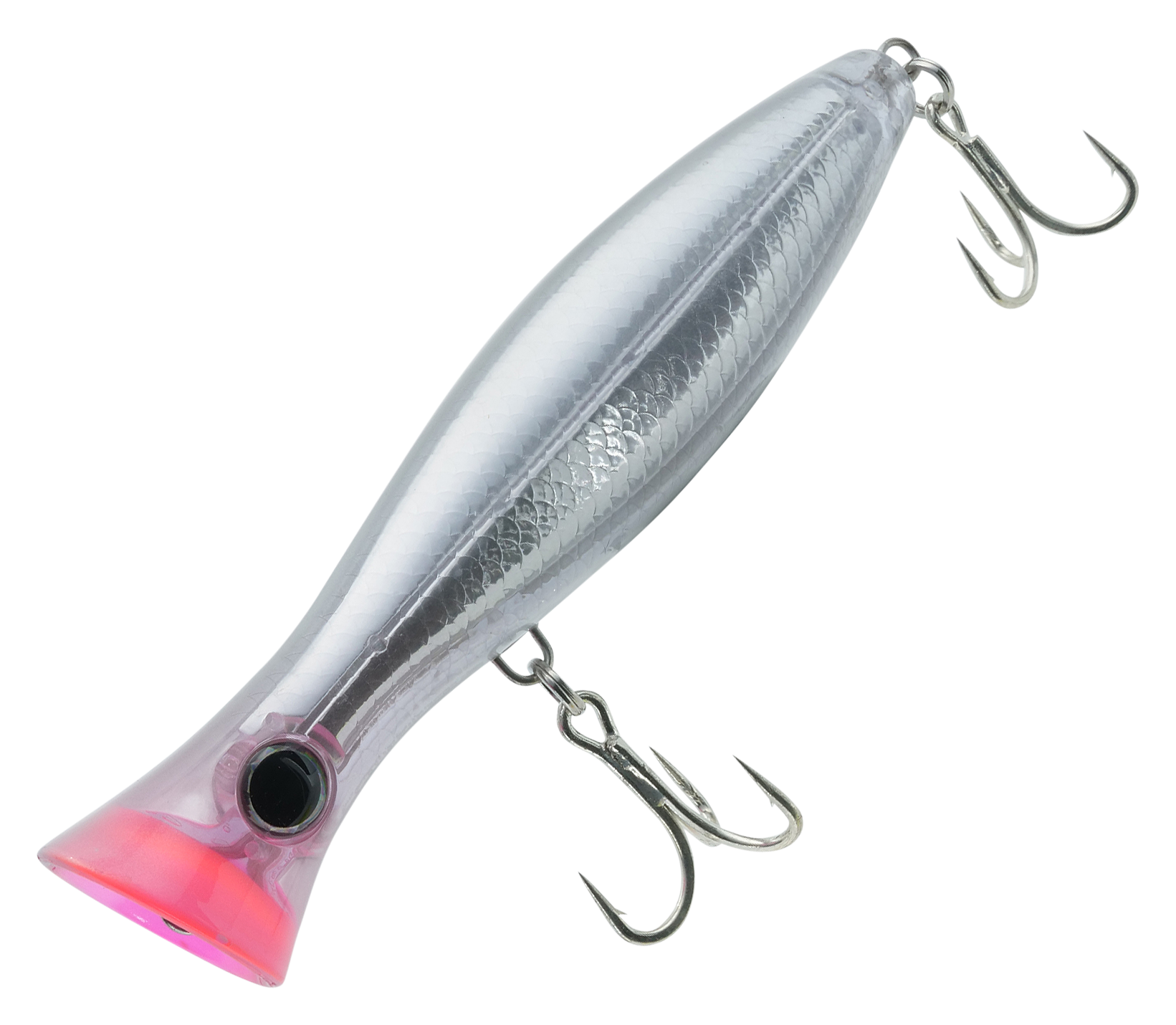 Image of "Hogy Charter Grade Micro Chug Popper - Chrome - 7"" - 4 oz."