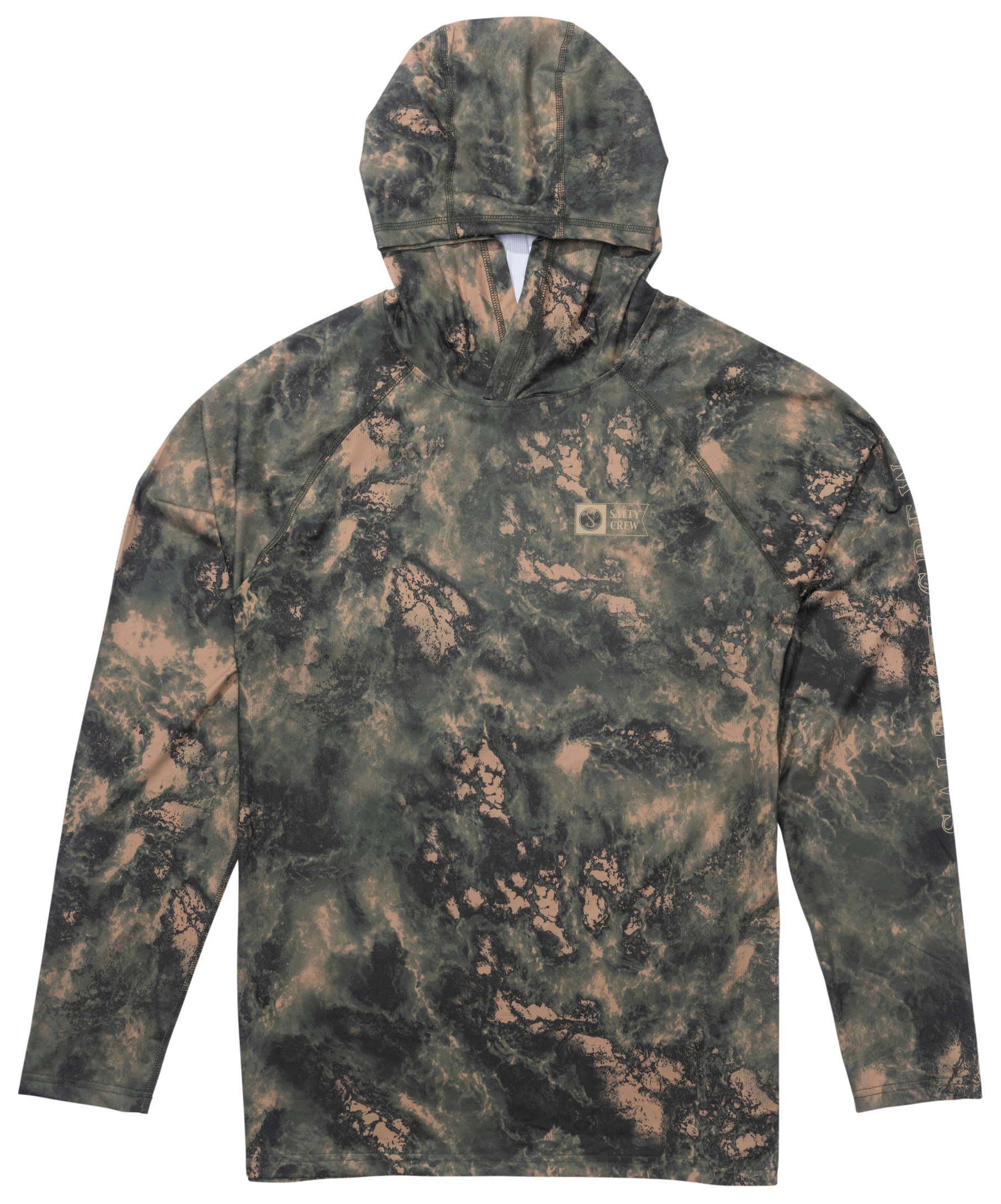 SALTY CREW Apex Perforated Long-Sleeve Hooded Sunshirt