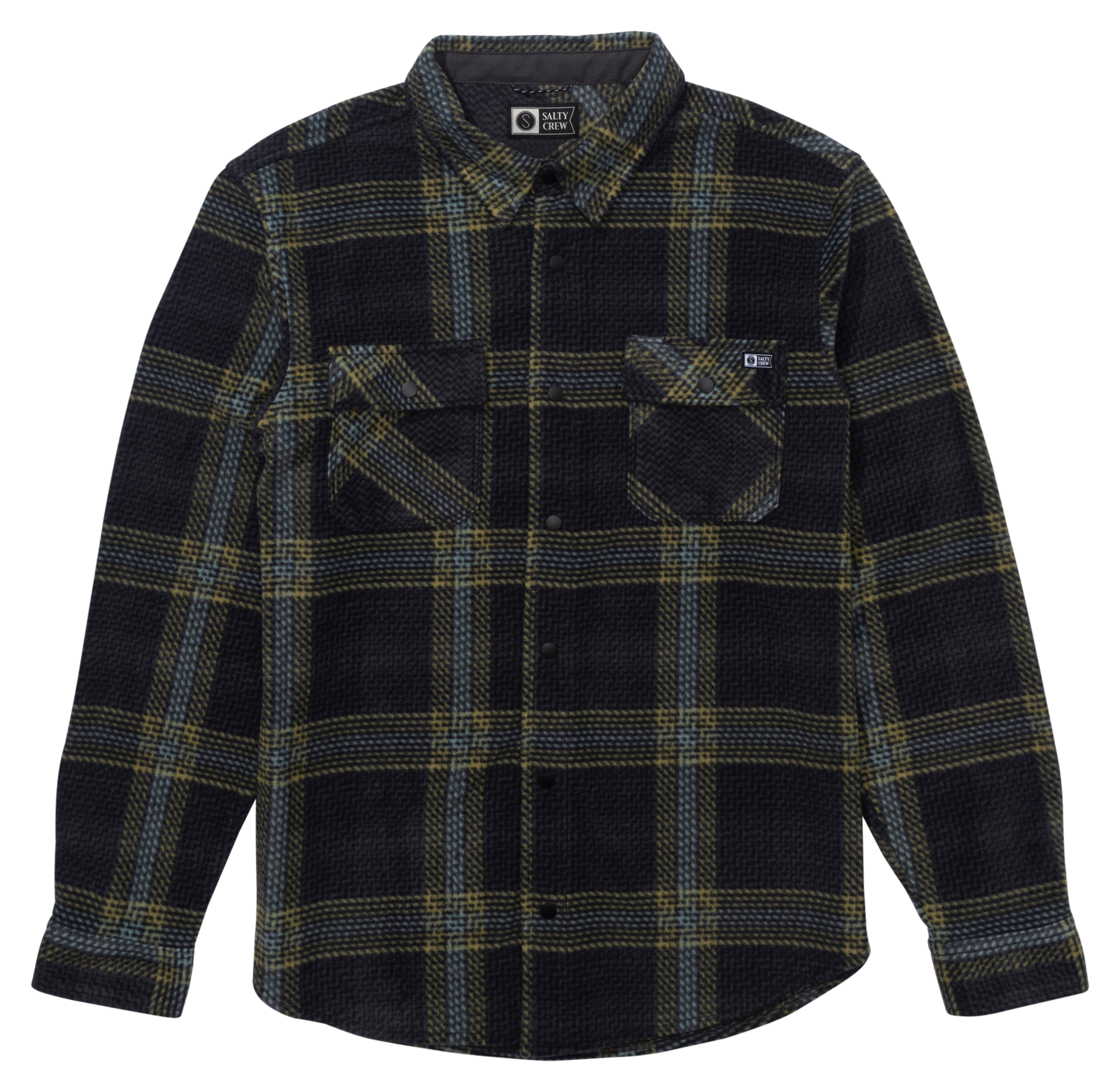 Image of Salty Crew Swellter Polar Long-Sleeve Shirt - Phantom