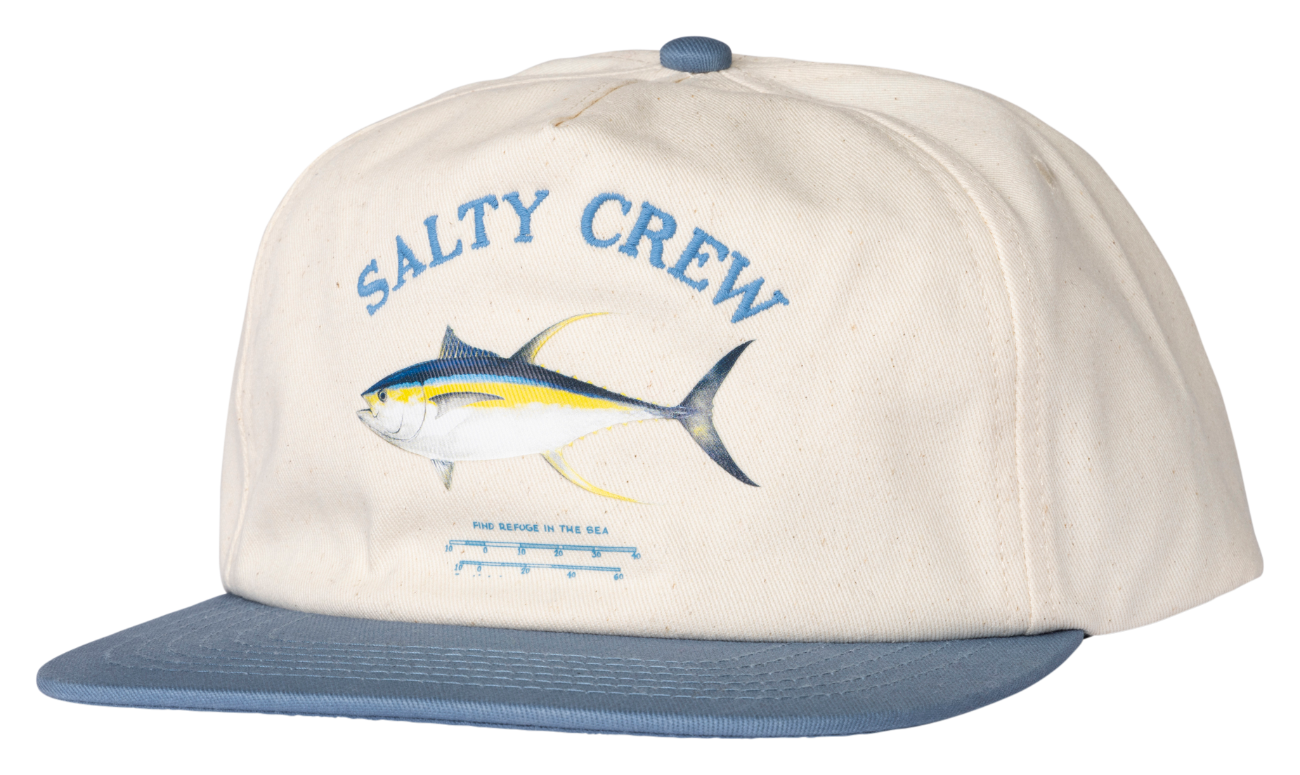 SALTY CREW Seawater Flat-Bill Snapback Cap
