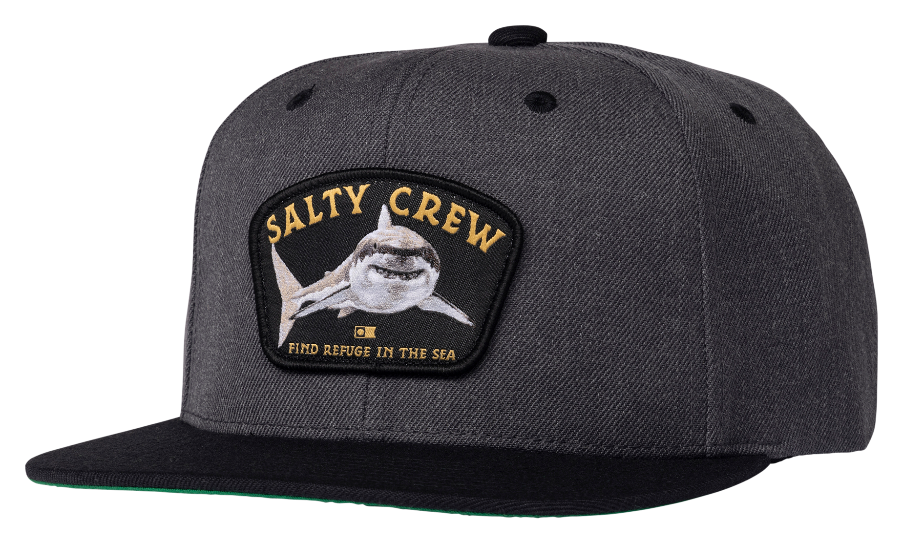 SALTY CREW Lurking Flat-Bill Snapback Cap