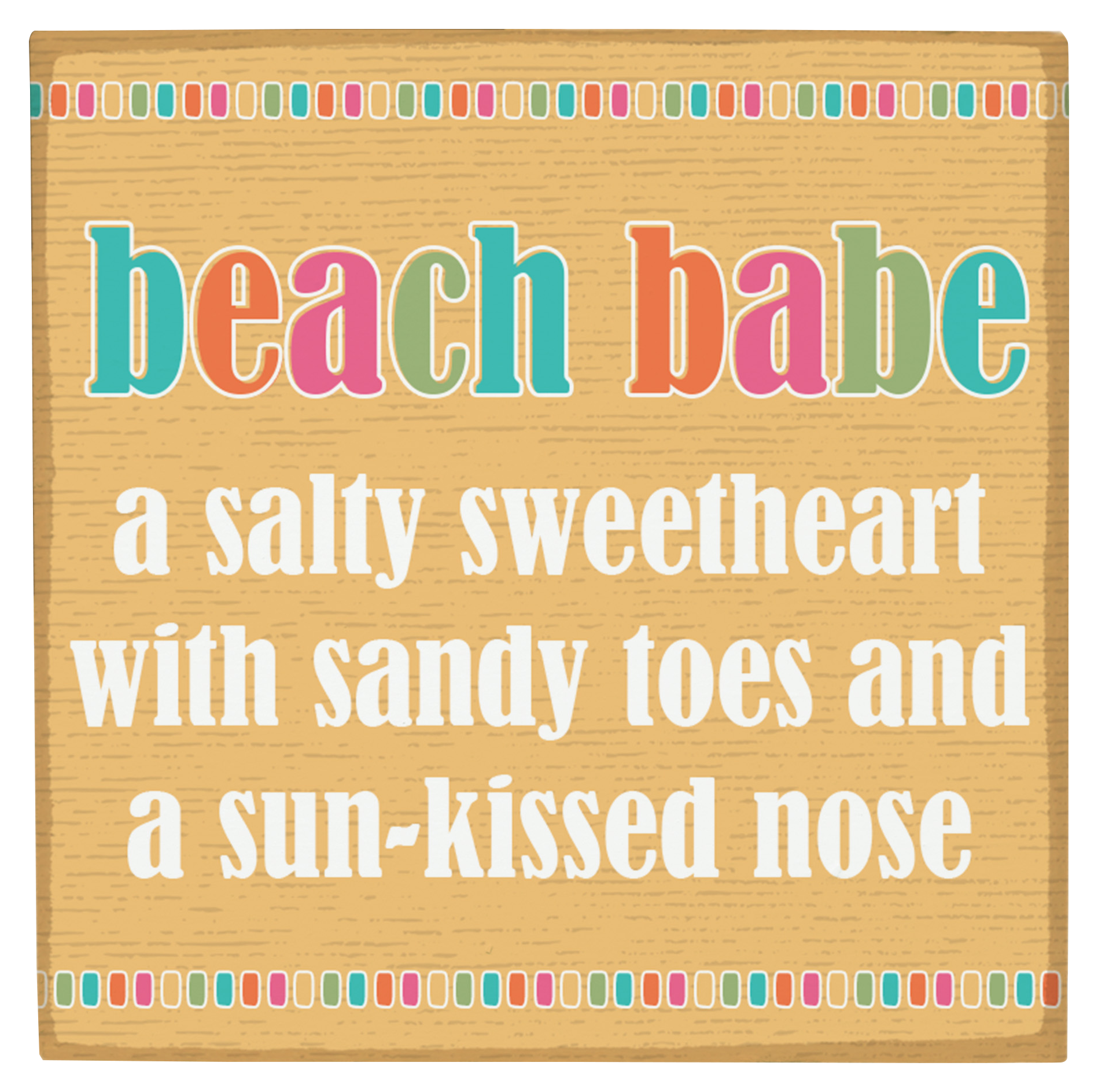 Image of Sincere Surroundings Beach Babe Square Magnet