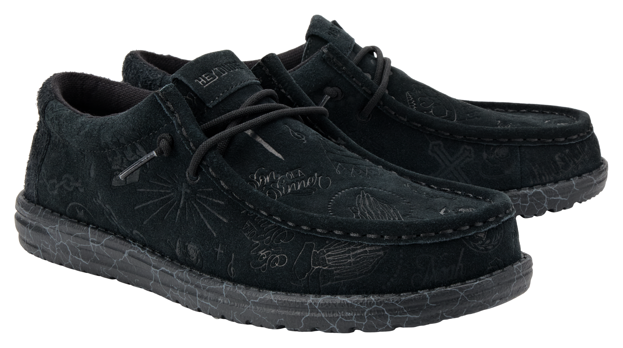 HEYDUDE Wally Jelly Roll Suede Casual Shoes for Men