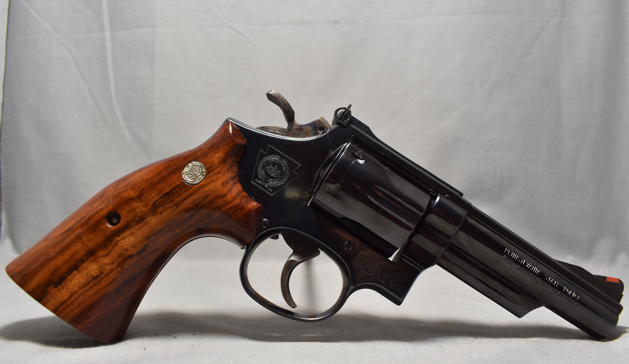 Image of Smith & Wesson ~ Model 19-4 Pennsylvania 75th Anniversary of the State Police 1905-1980 ~ .357 Magnum