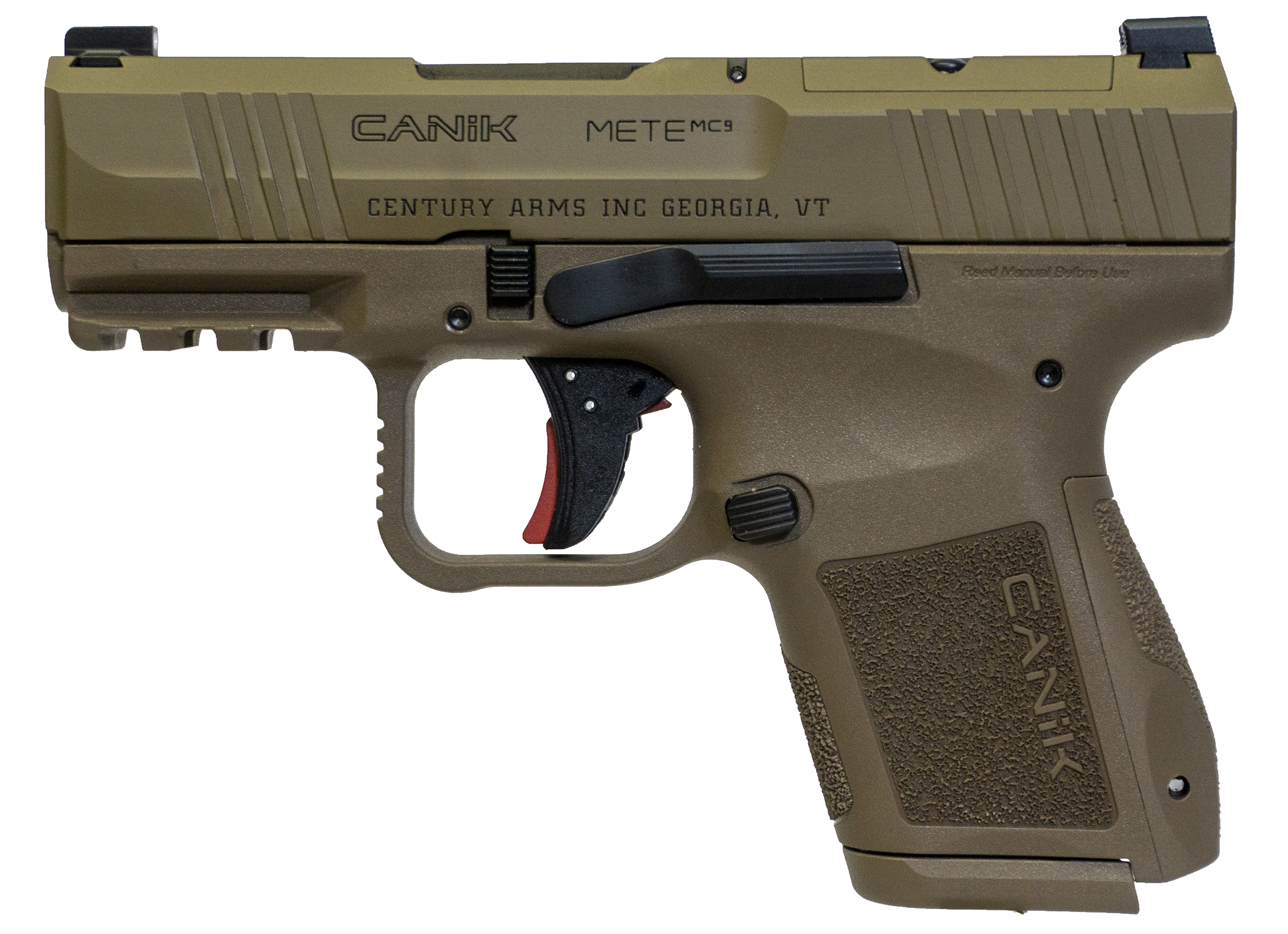 Canik Canik Mete MC9 CA Compliant Semi-Auto Pistol - Flat Dark Earth - $429.99 at Bass Pro Shops