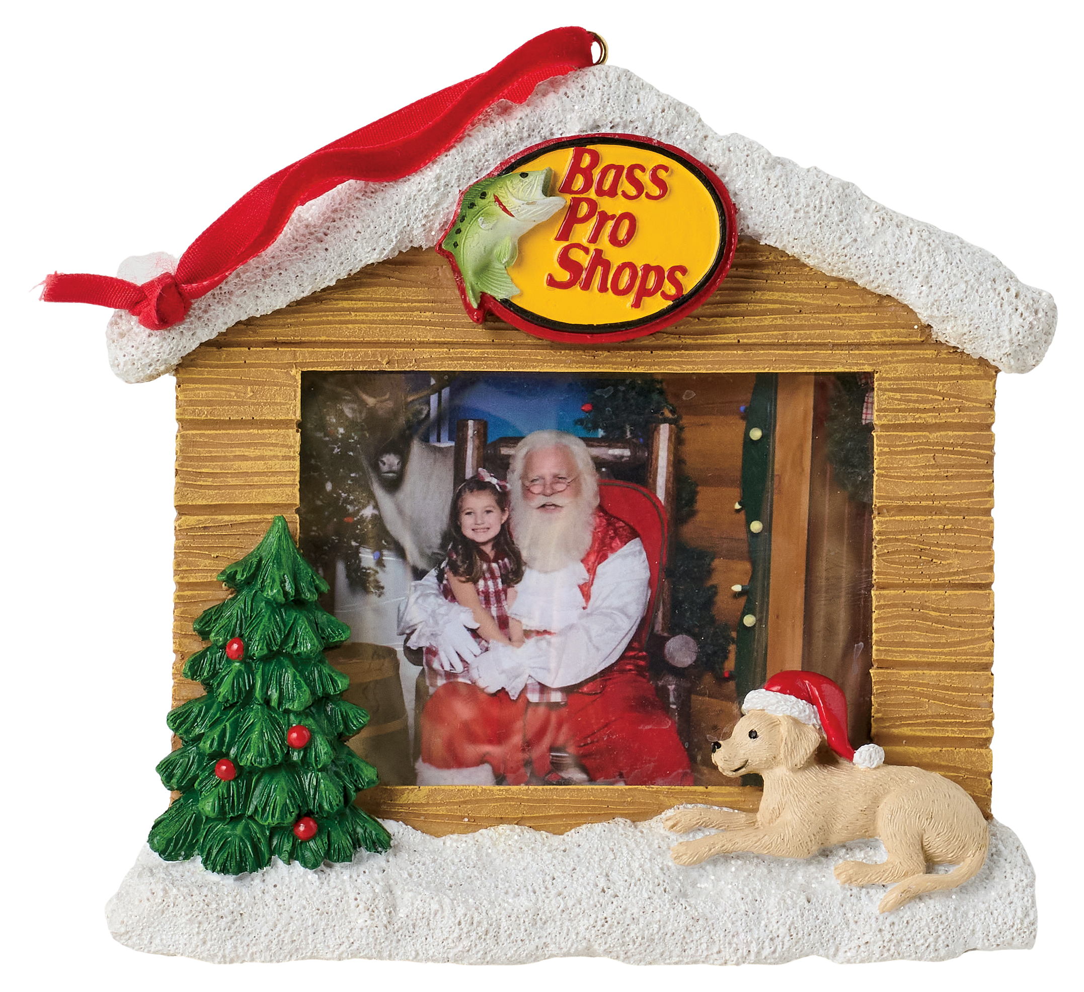 BASS PRO SHOPS Christmas Photo Frame Ornament