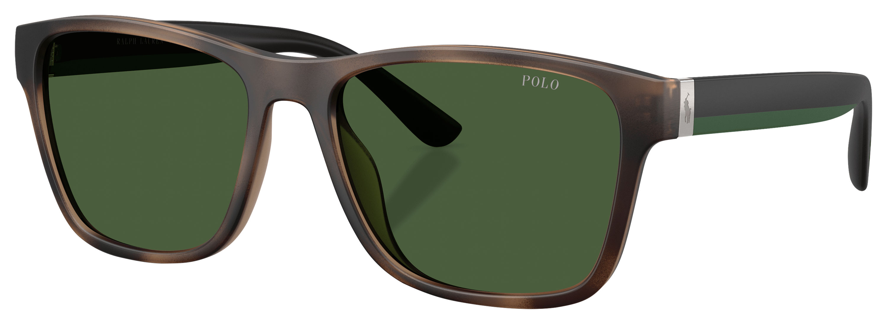 Image of Polo Ralph Lauren PH4229U Sunglasses - Matte Dark Havana/Bottle Green