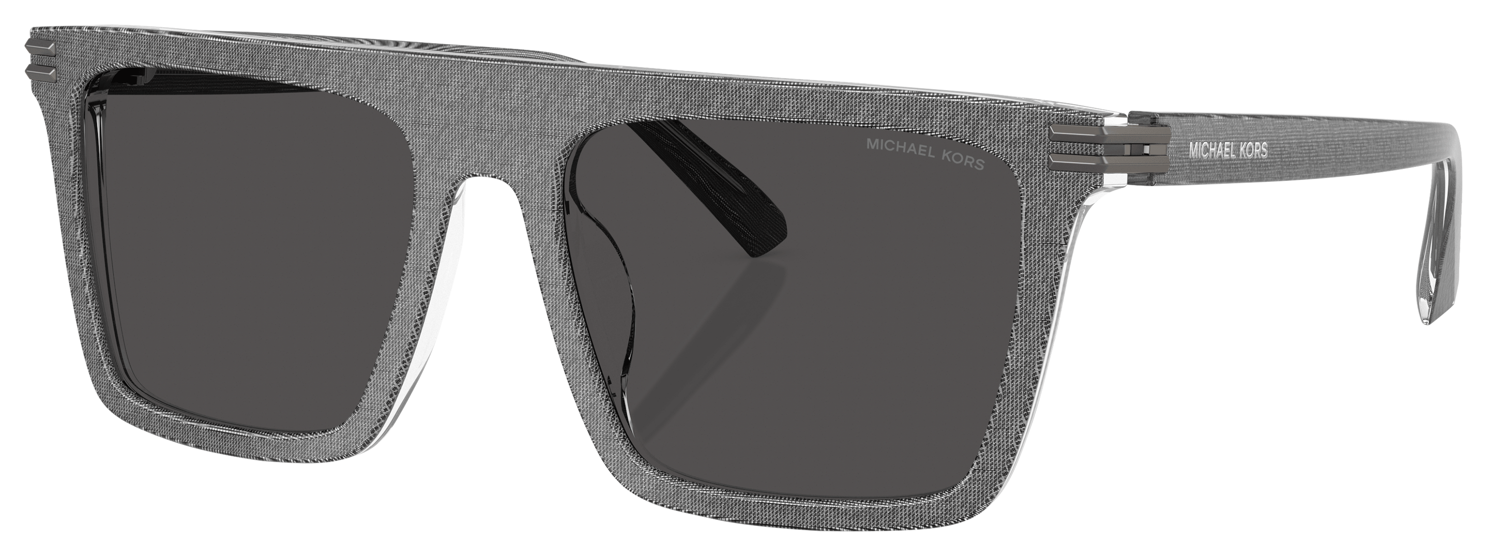 Image of Michael Kors Edgewater MK2249U Sunglasses - Grey Denim/Dark Gray - Large