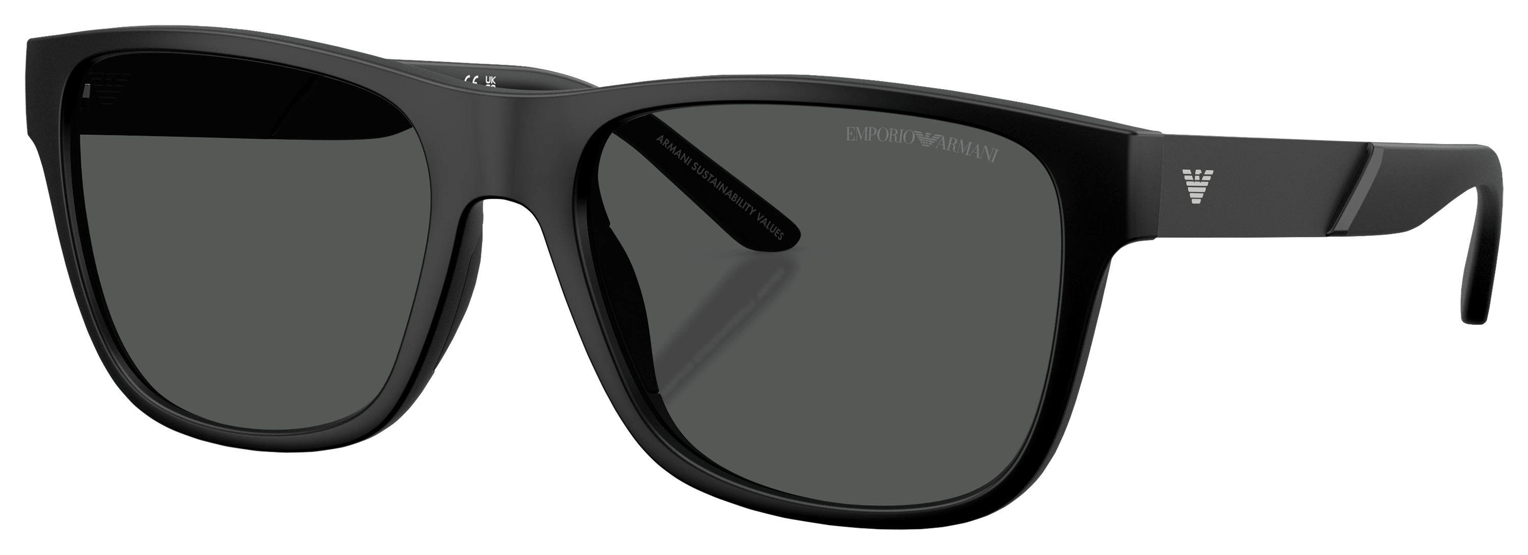 Image of Emporio Armani EA4243 Sunglasses - Dark Gray/Matte Black