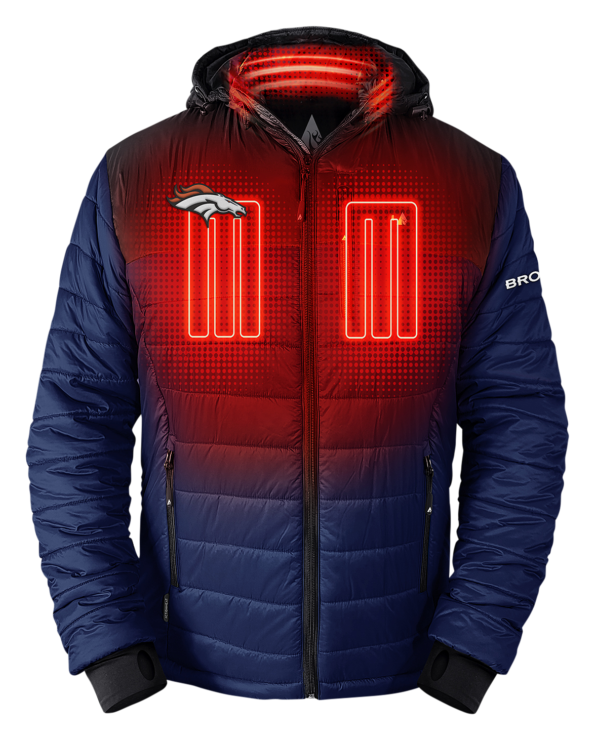 ACTIONHEAT NFL 5V Battery-Heated Puffer Jacket