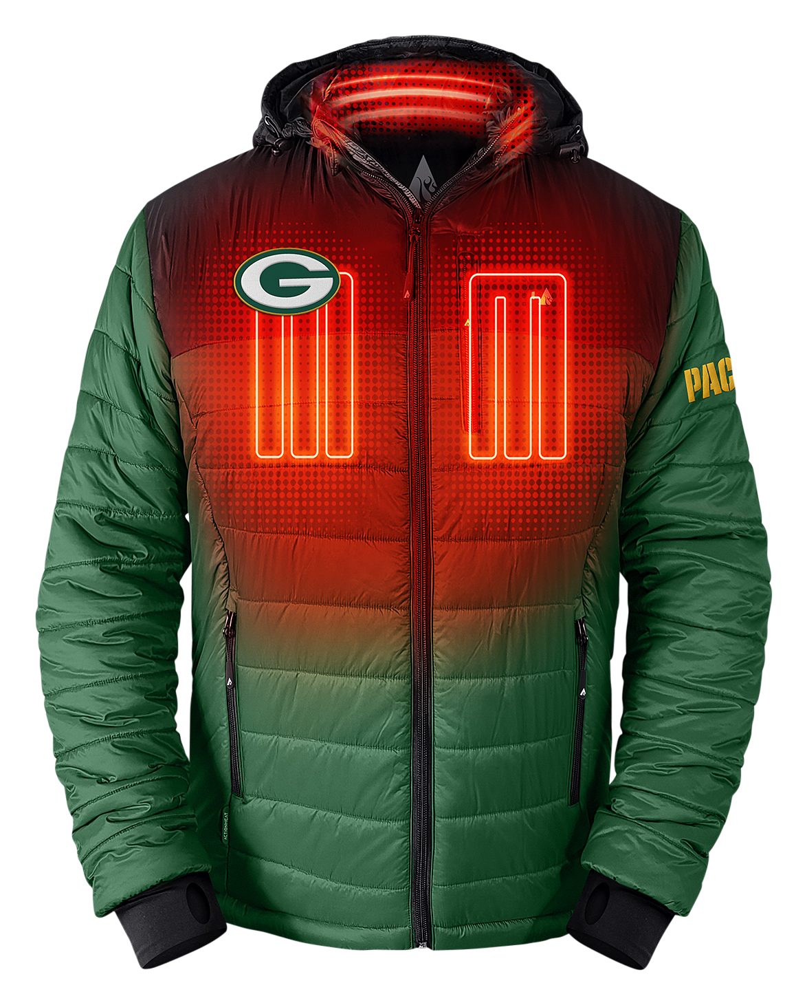 ACTIONHEAT NFL 5V Battery-Heated Puffer Jacket