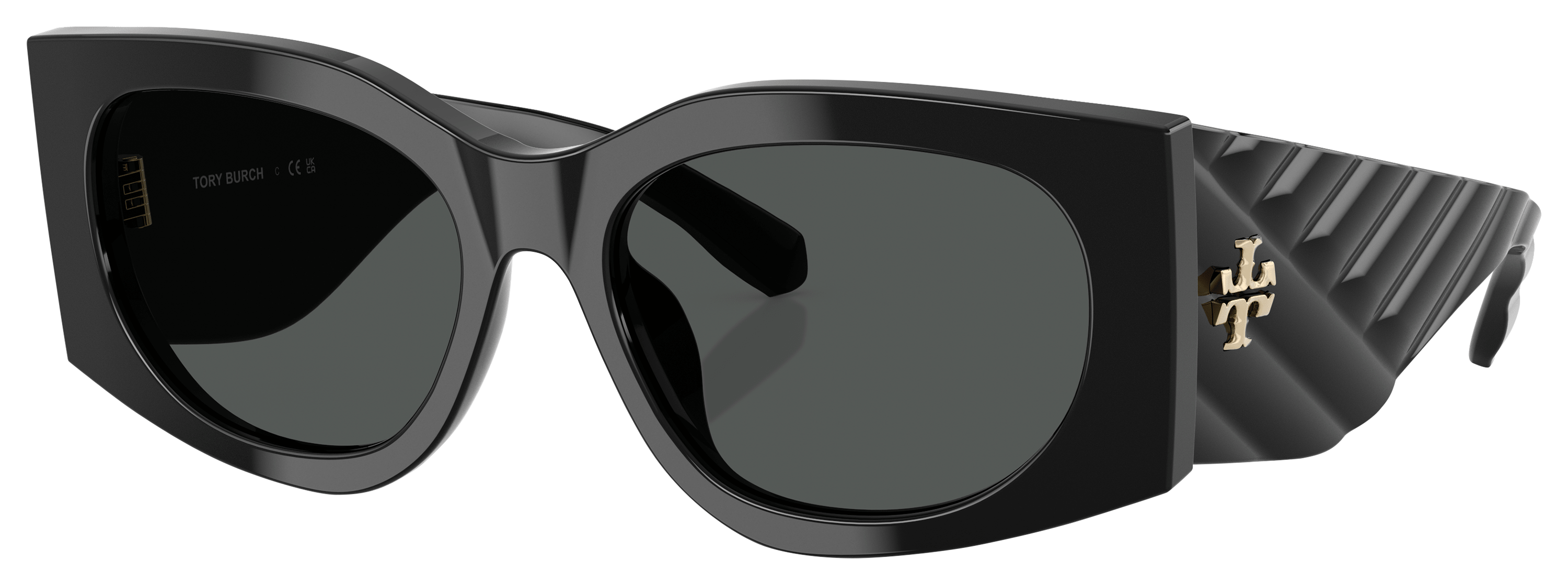 Image of Tory Burch TY7221U Sunglasses for Ladies - Dark Gray/Black