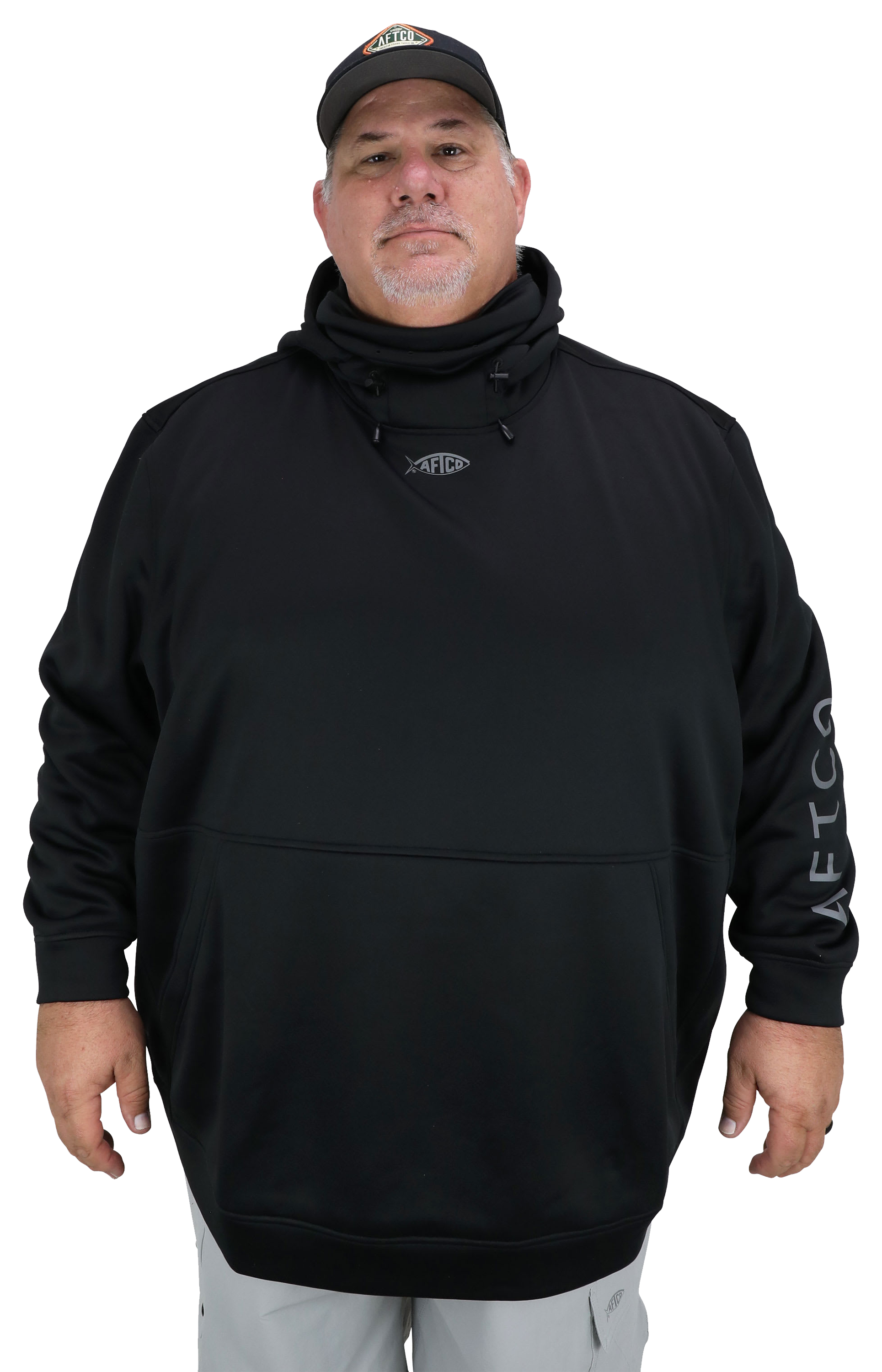Image of AFTCO Reaper Long-Sleeve Sweatshirt - Black - 4X