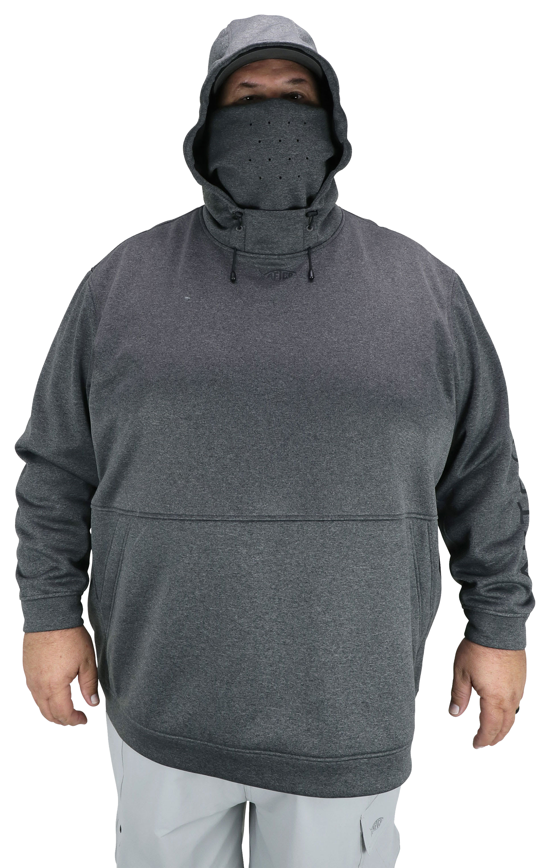 Image of AFTCO Reaper Long-Sleeve Sweatshirt - Charcoal Heather