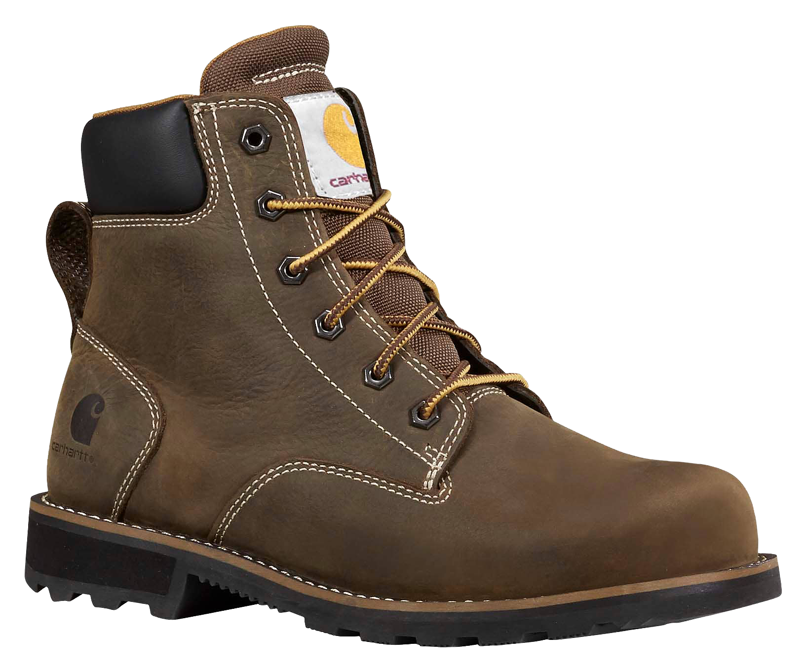 Image of "Carhartt Frontier 6"" Work Boots for Ladies - Mossy Brown - 6.5M"