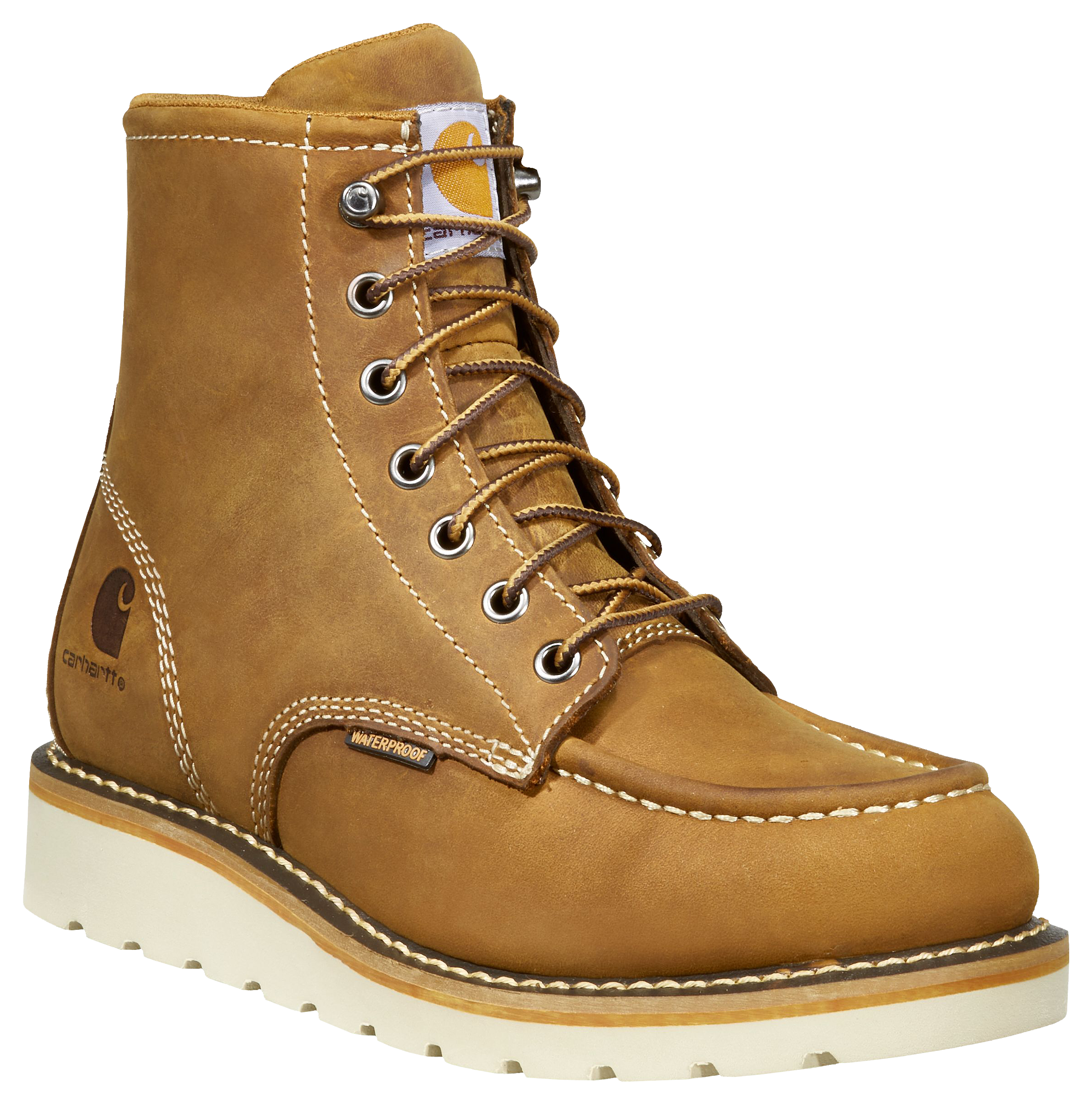 Image of Carhartt Waterproof Steel Toe Wedge Work Boots for Ladies - 7W