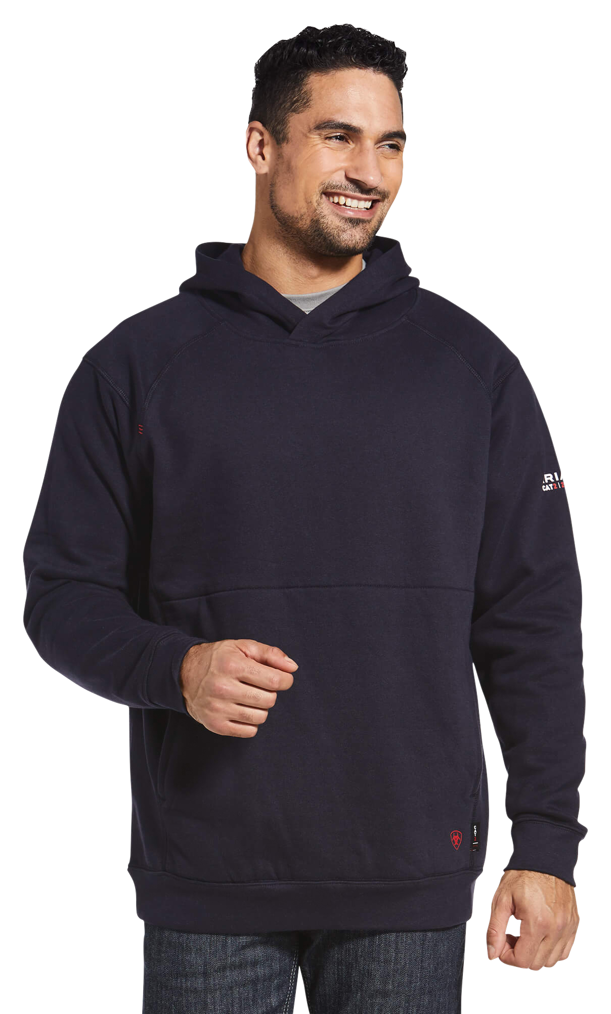 Image of Ariat FR Rev Pullover Hoodie for Men - Navy