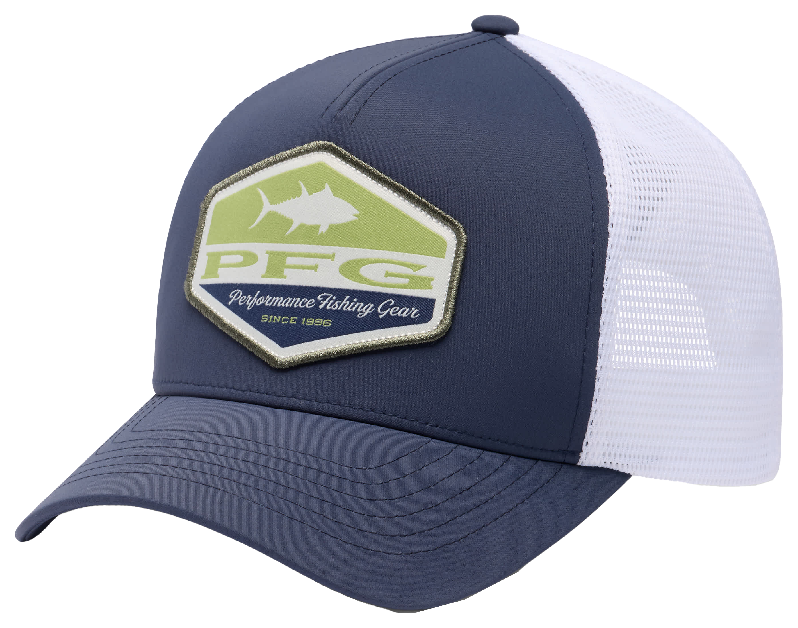 Image of Columbia PFG Big Haul Snapback Cap - Nocturnal/White/Big Rig Tuna