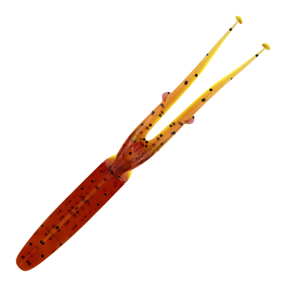 Image of "Nomad Design Double Down Jerkshad - Rusty Chicken - 3"""