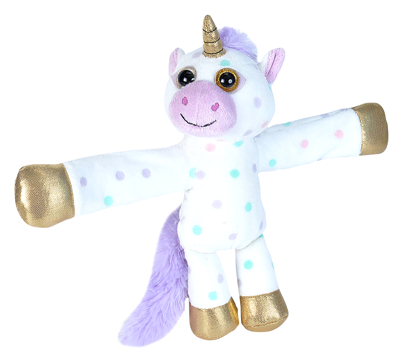 Image of Wild Republic Huggers Polka-Dot Unicorn Stuffed Animal
