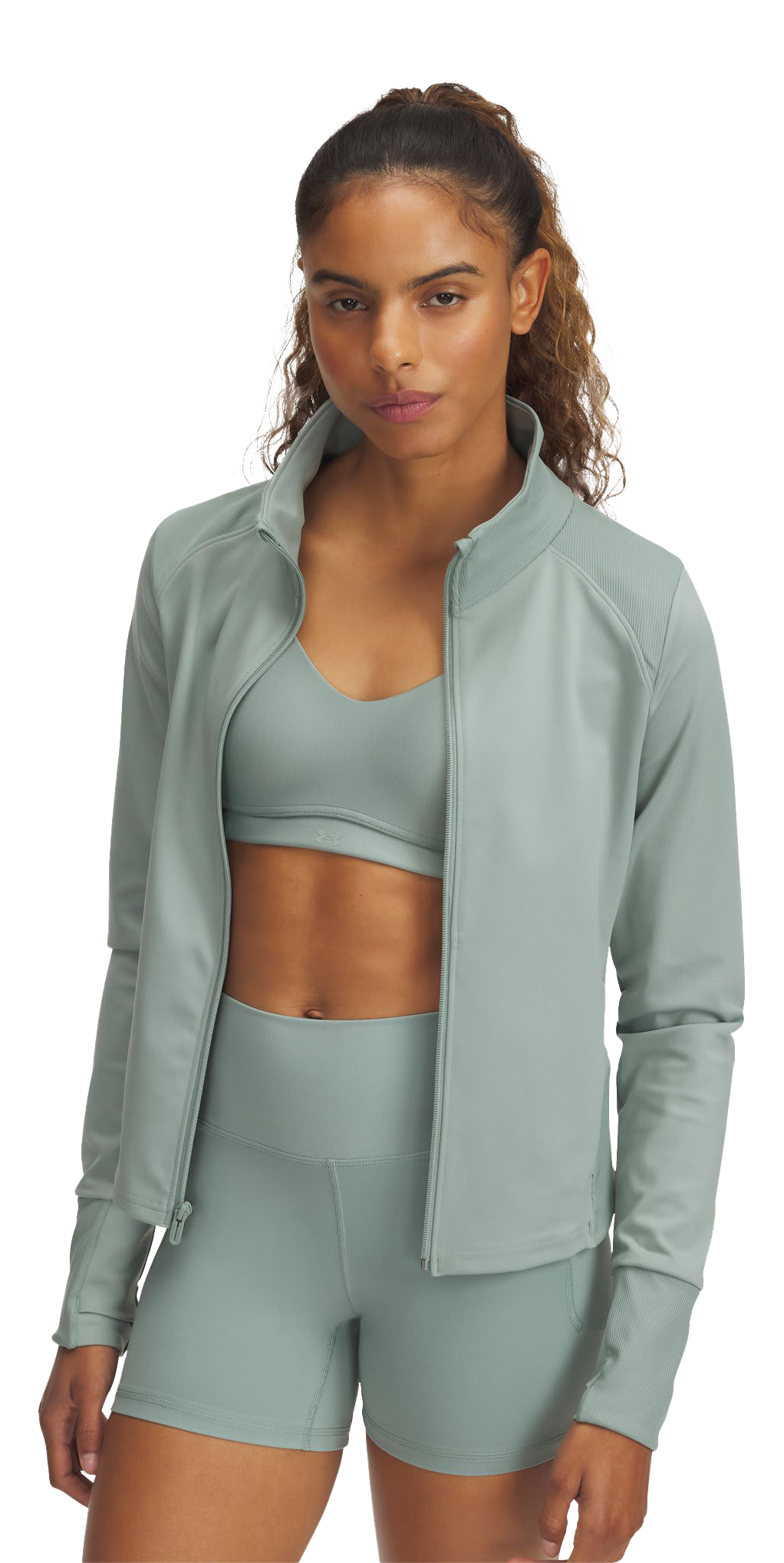 Image of Under Armour Meridian Jacket for Ladies - Silica Green - XS