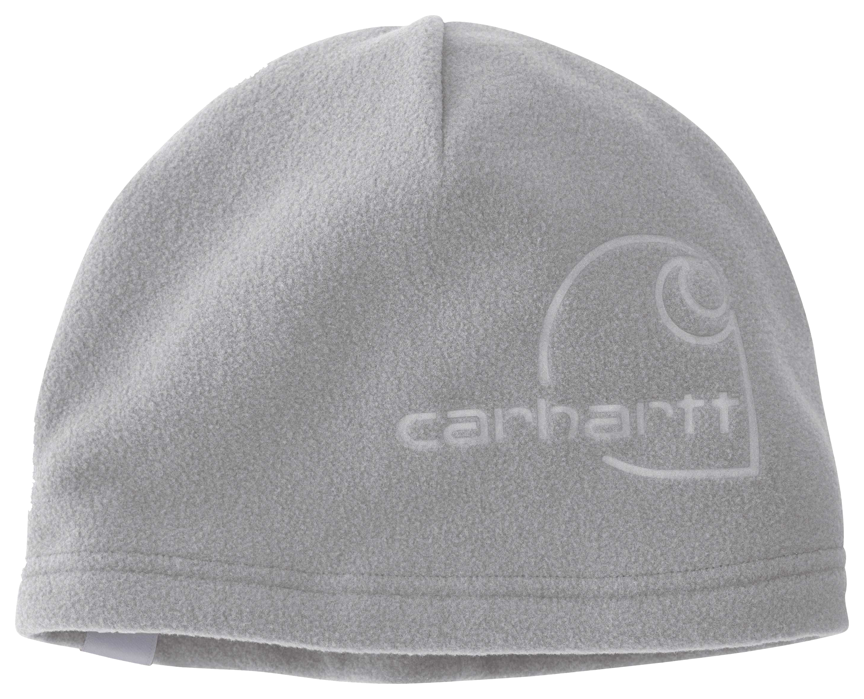 Image of Carhartt Fleece Debossed Hat - Carhartt Gray