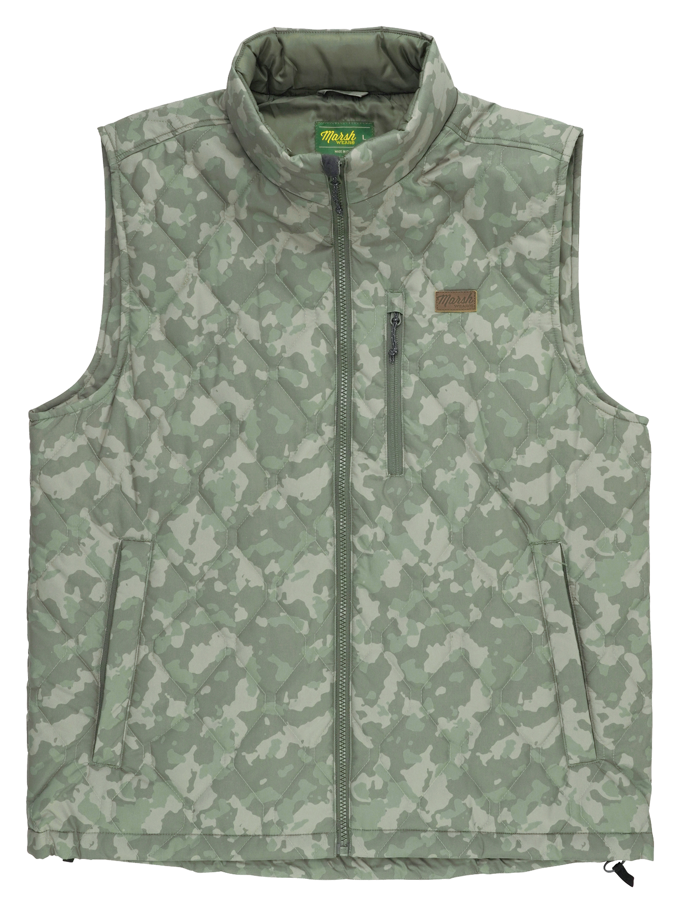 Image of Marsh Wear Barnwell Puff Vest - Fossil Foxhole Camo
