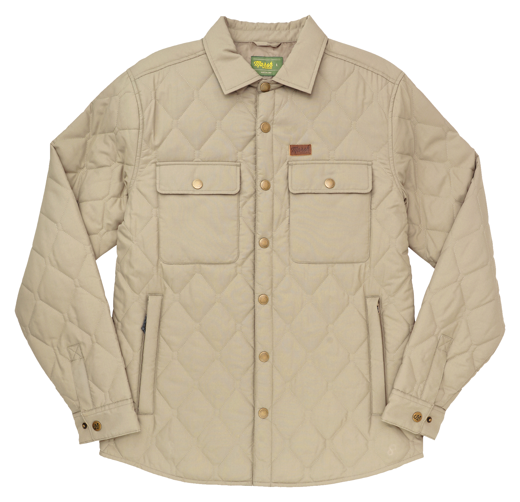 Image of Marsh Wear Saluda Puff Shacket - Coriander