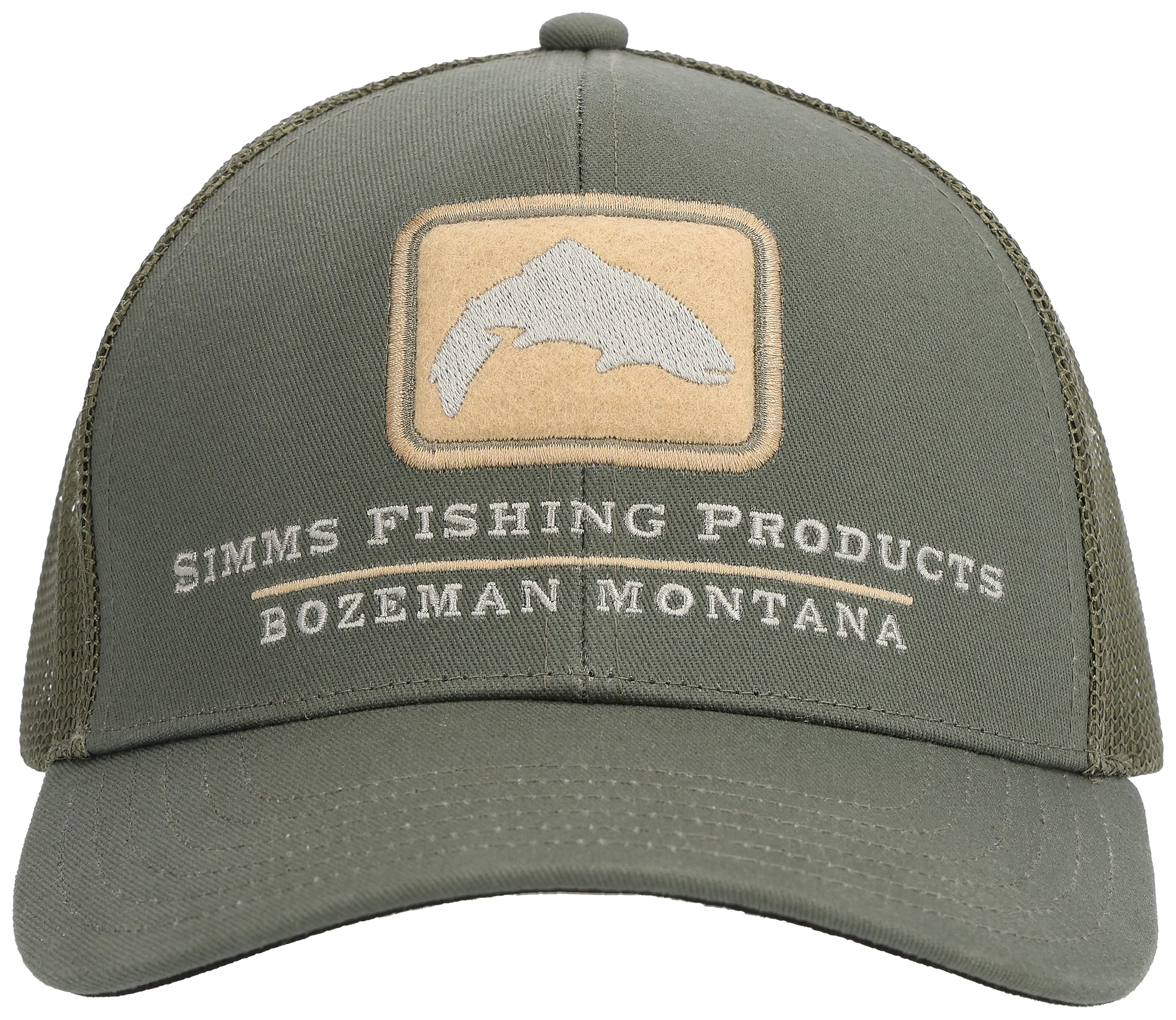 Image of Simms Double Haul Icon Bass Logo Trucker Cap