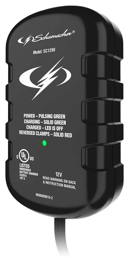 Image of Schumacher .8A 12V Automatic Battery Charger and Maintainer
