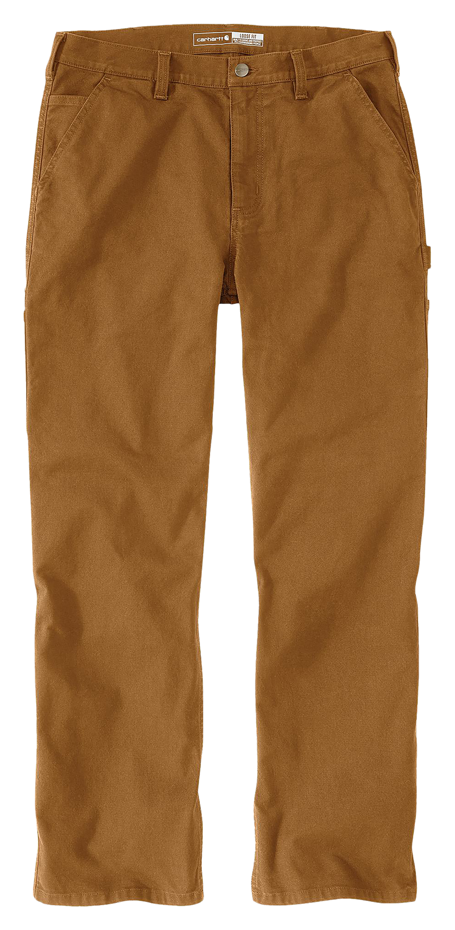 Image of Carhartt Carpenter Canvas Pants for Ladies - Carhartt Brown