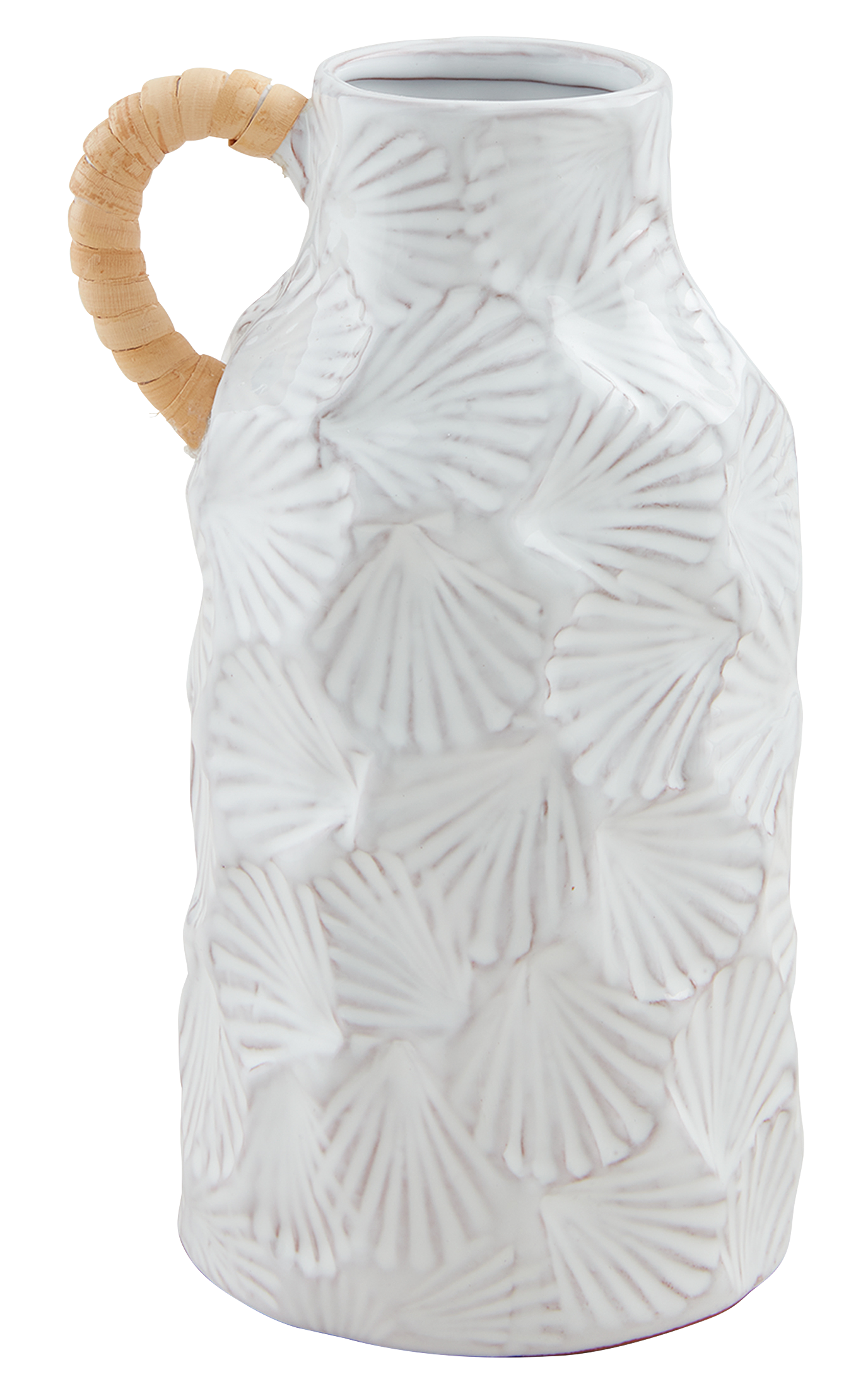 Image of Mud Pie Sea Texture Vase - White - Medium