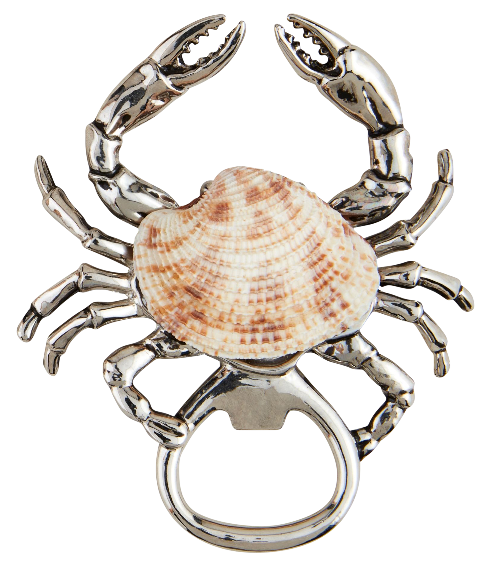 Mud Pie Crab Seashell Bottle Opener                                                                                             