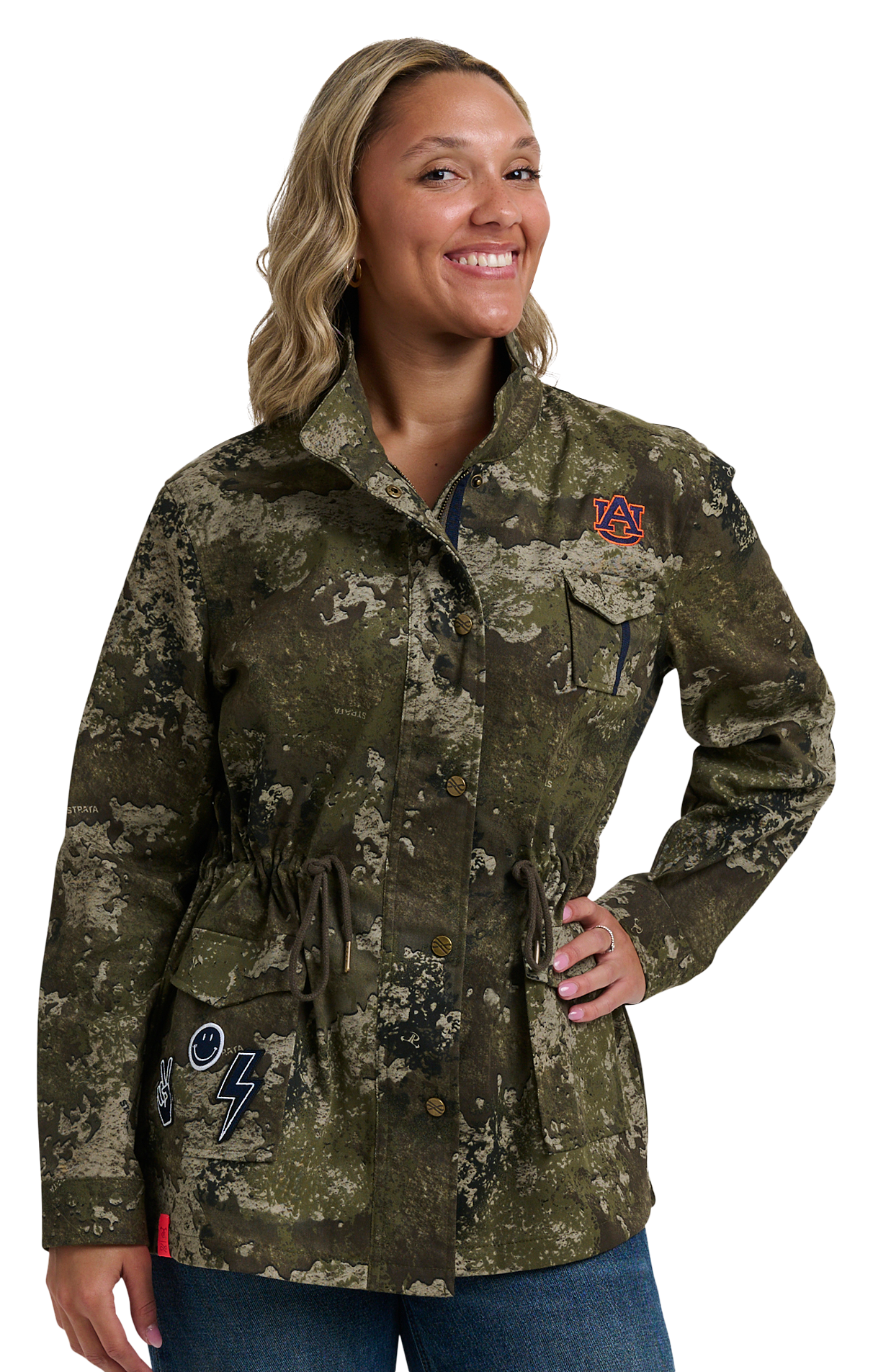 Image of Lusso Wallace Classic Collegiate Stadium Jacket - Auburn University - M