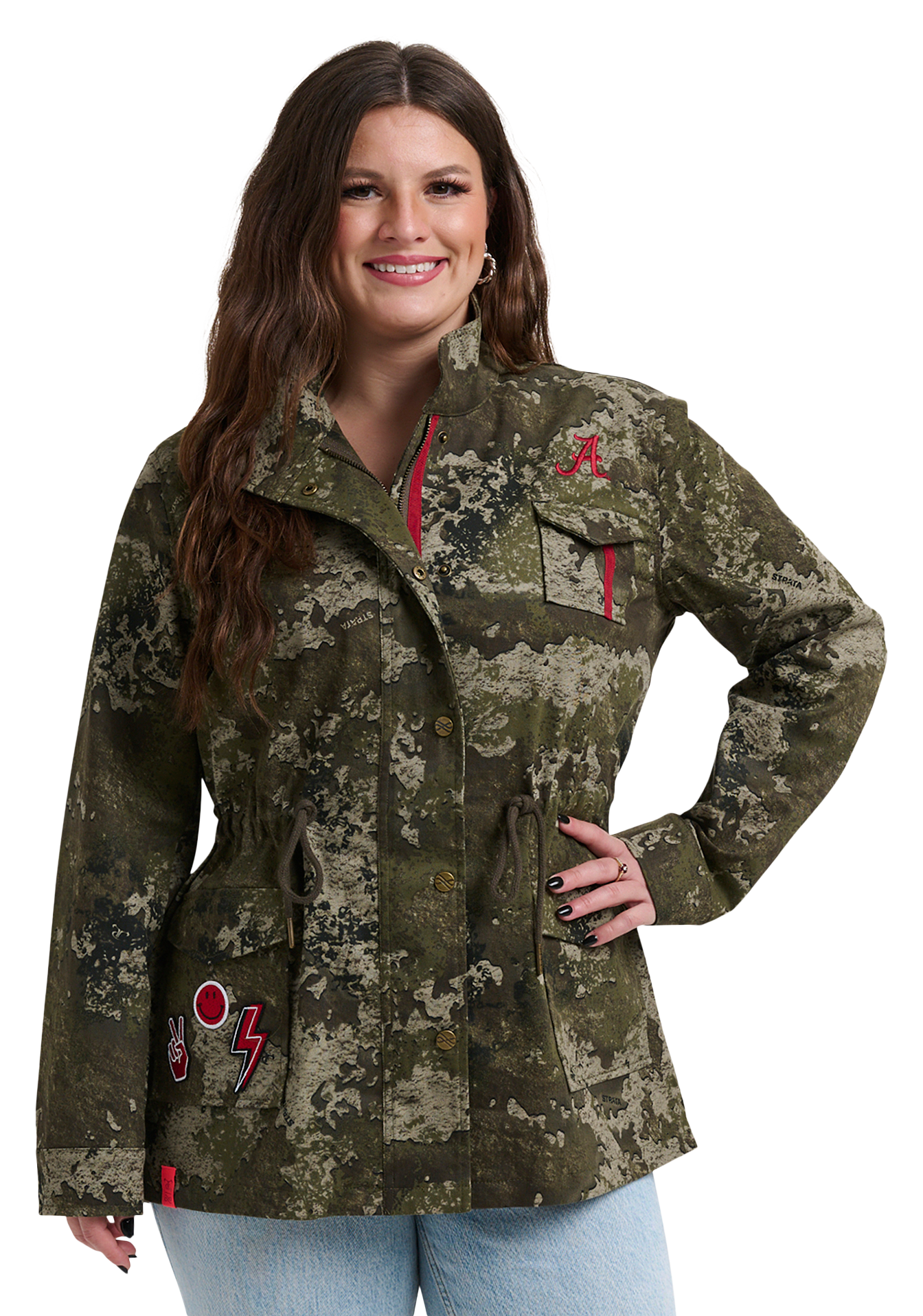 Image of Lusso Wallace Classic Collegiate Stadium Jacket - University of Alabama - S