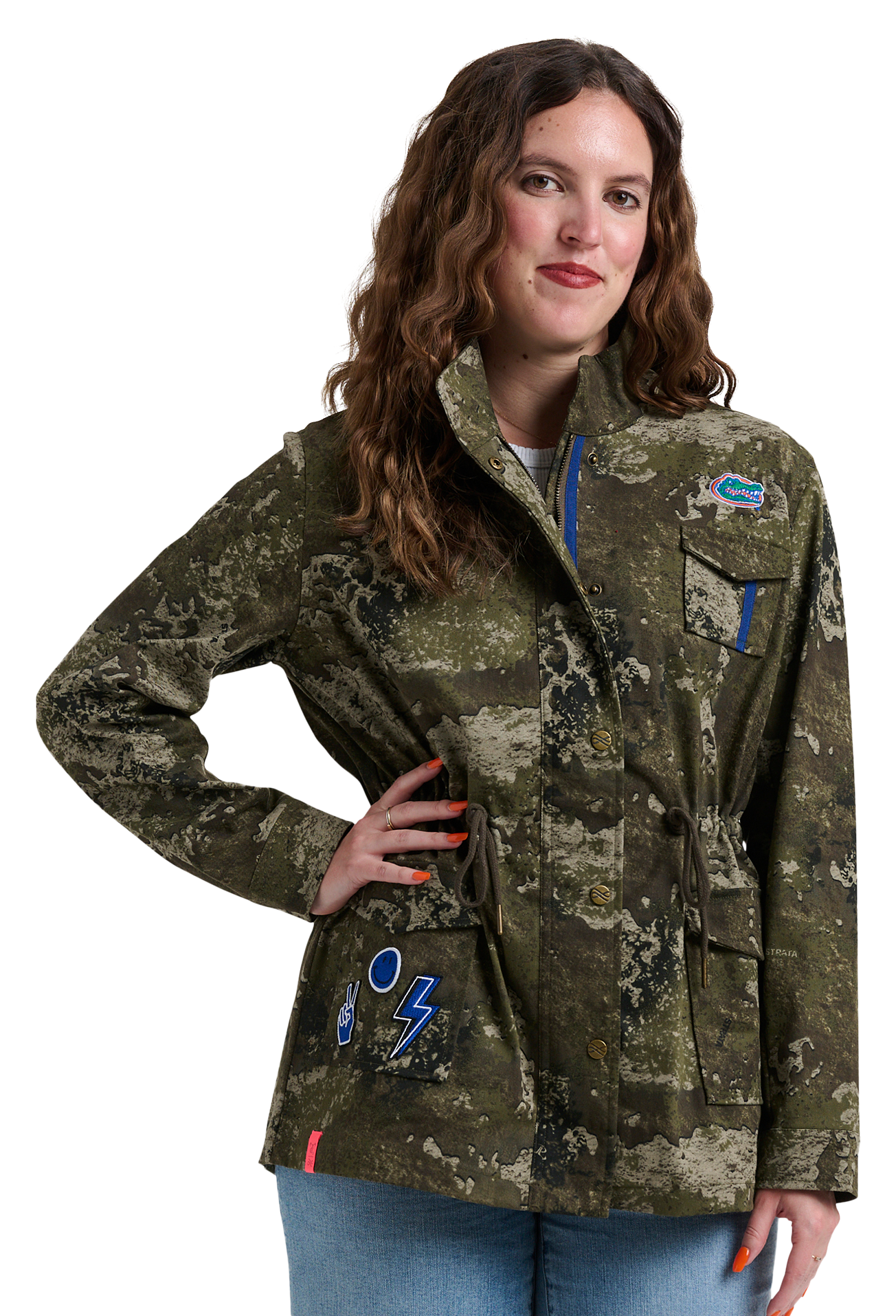 Image of Lusso Wallace Classic Collegiate Stadium Jacket - University of Florida - L