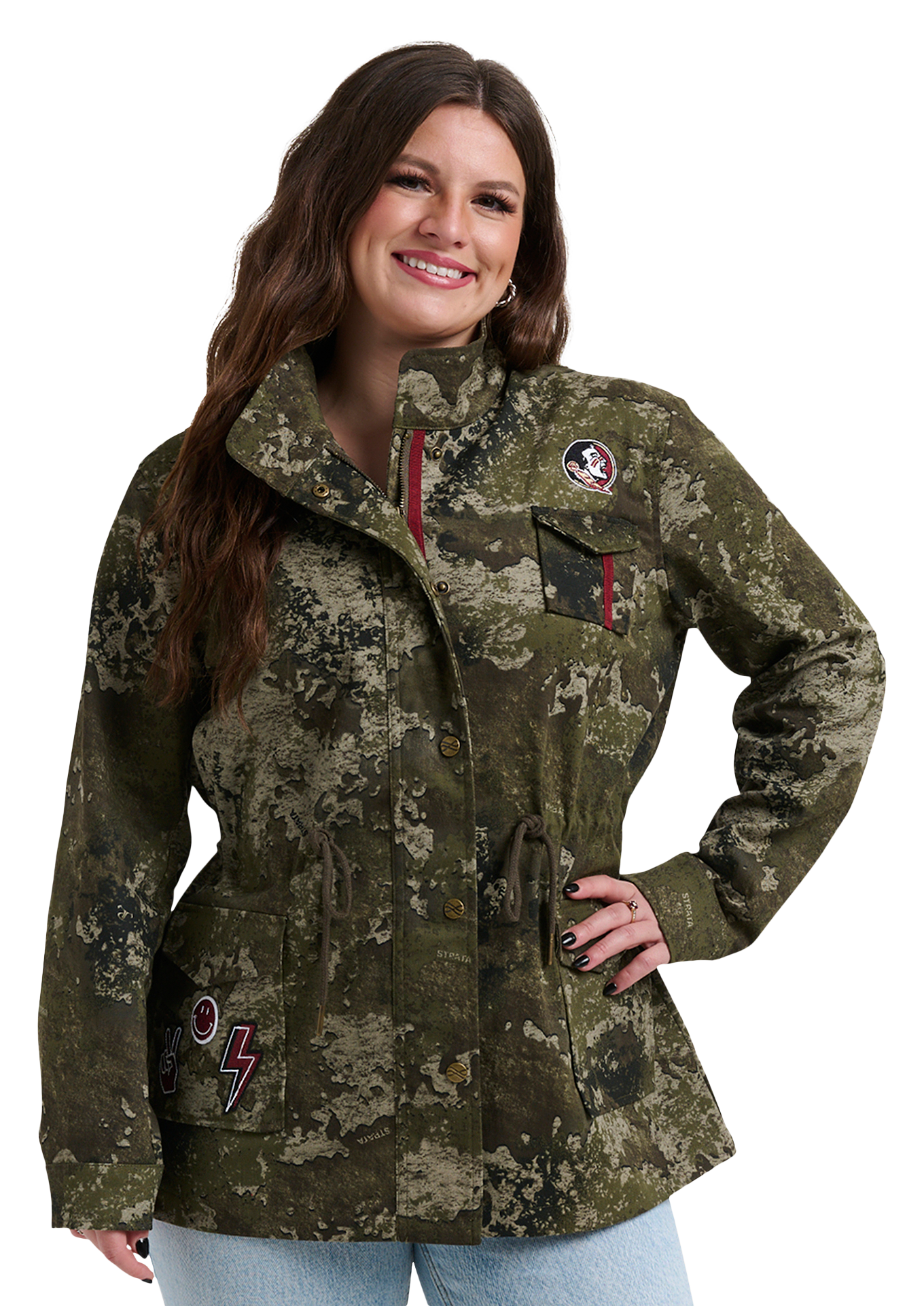 Image of Lusso Wallace Classic Collegiate Stadium Jacket - Florida State University - XL