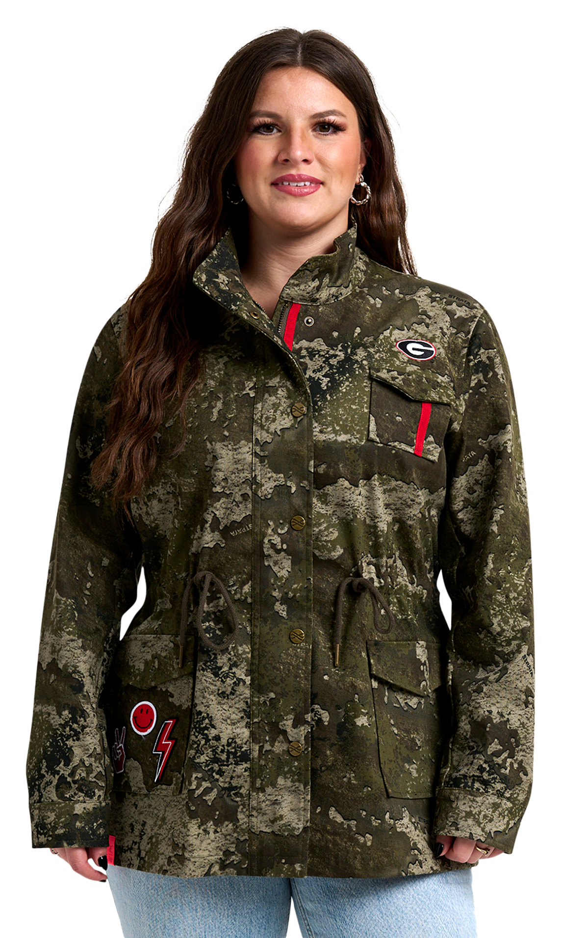 Image of Lusso Wallace Classic Collegiate Stadium Jacket - University of Georgia - M