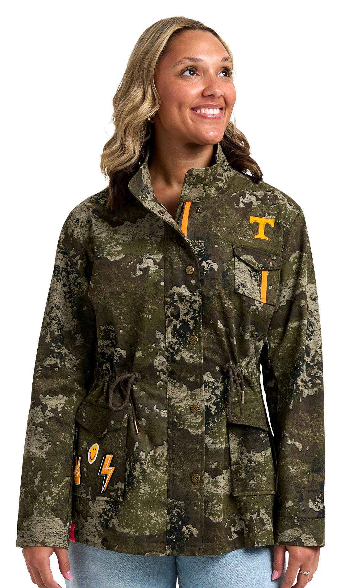 Image of Lusso Wallace Classic Collegiate Stadium Jacket - University of Tennessee - M