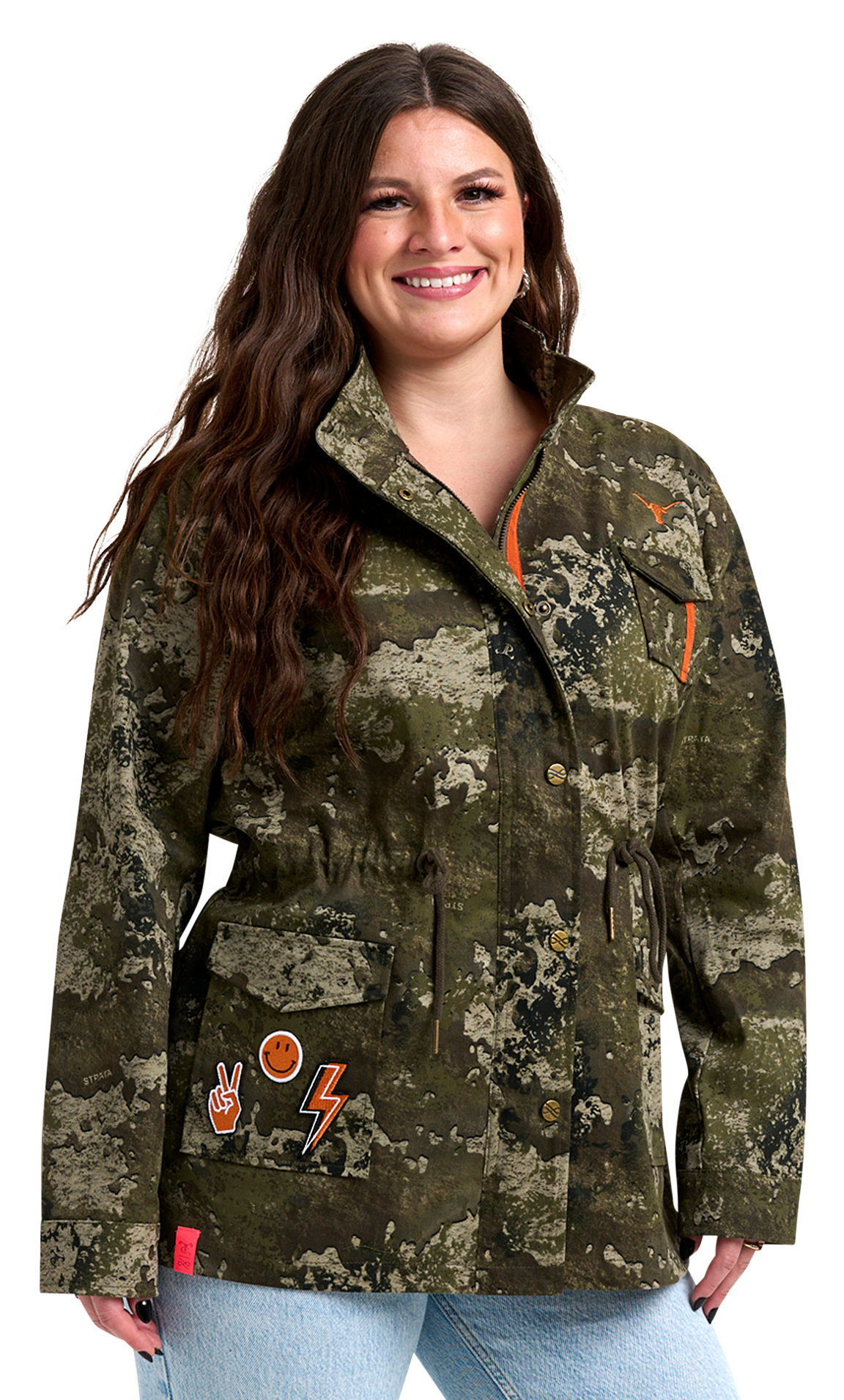 Image of Lusso Wallace Classic Collegiate Stadium Jacket - University of Texas - M