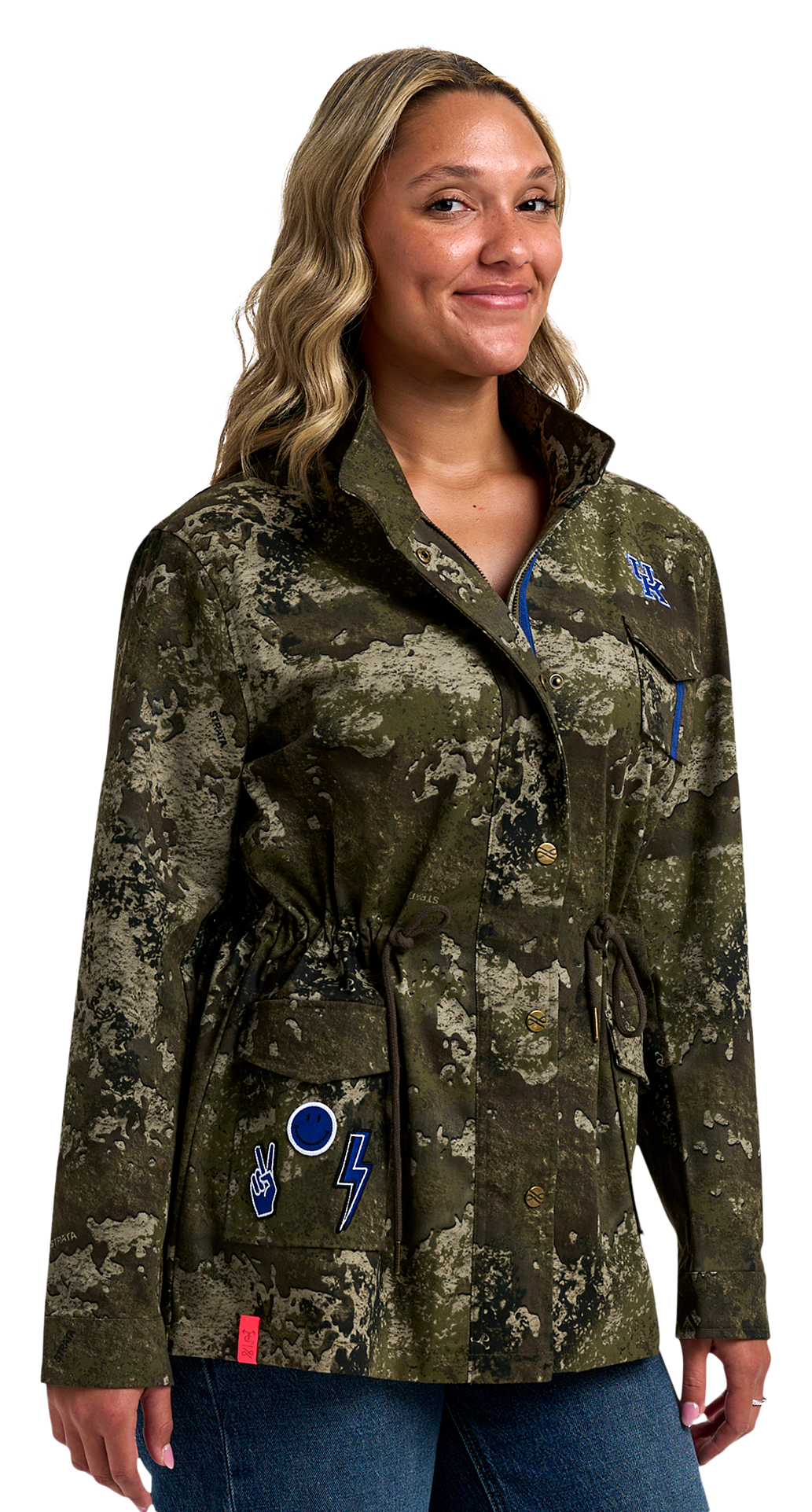 Image of Lusso Wallace Classic Collegiate Stadium Jacket - University of Kentucky - XL