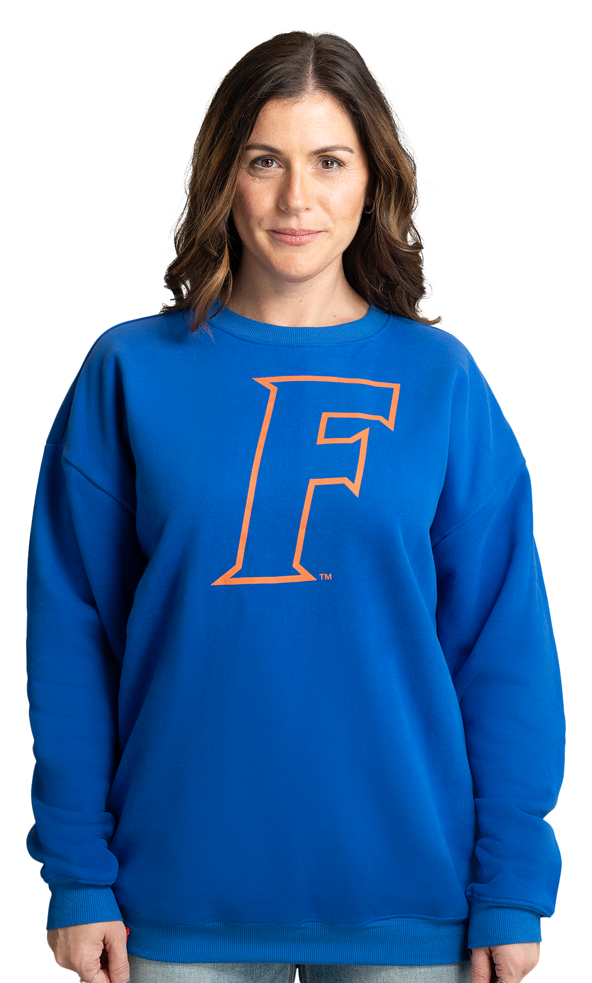 Image of Lusso Miranda Oversized Fleece Sweatshirt - Regal/University of Florida - M