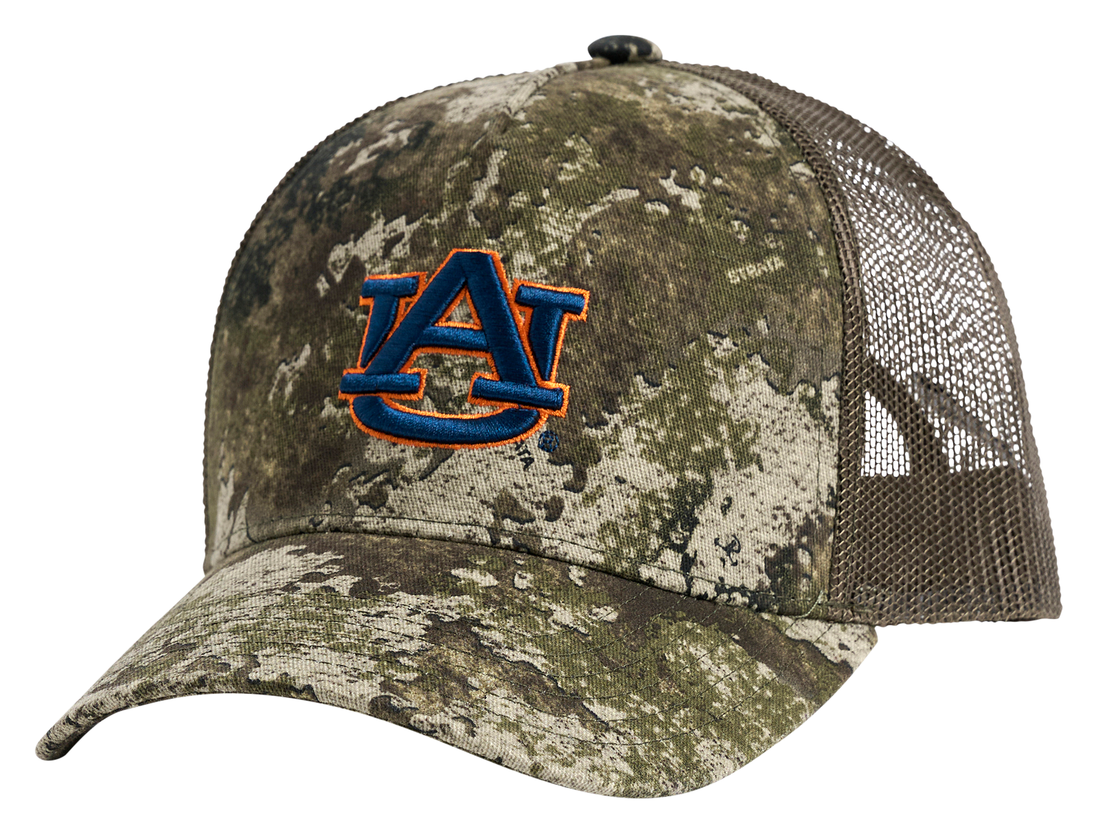 Image of Lusso Whit Classic Collegiate Trucker Cap - Auburn University - TrueTimber Strata