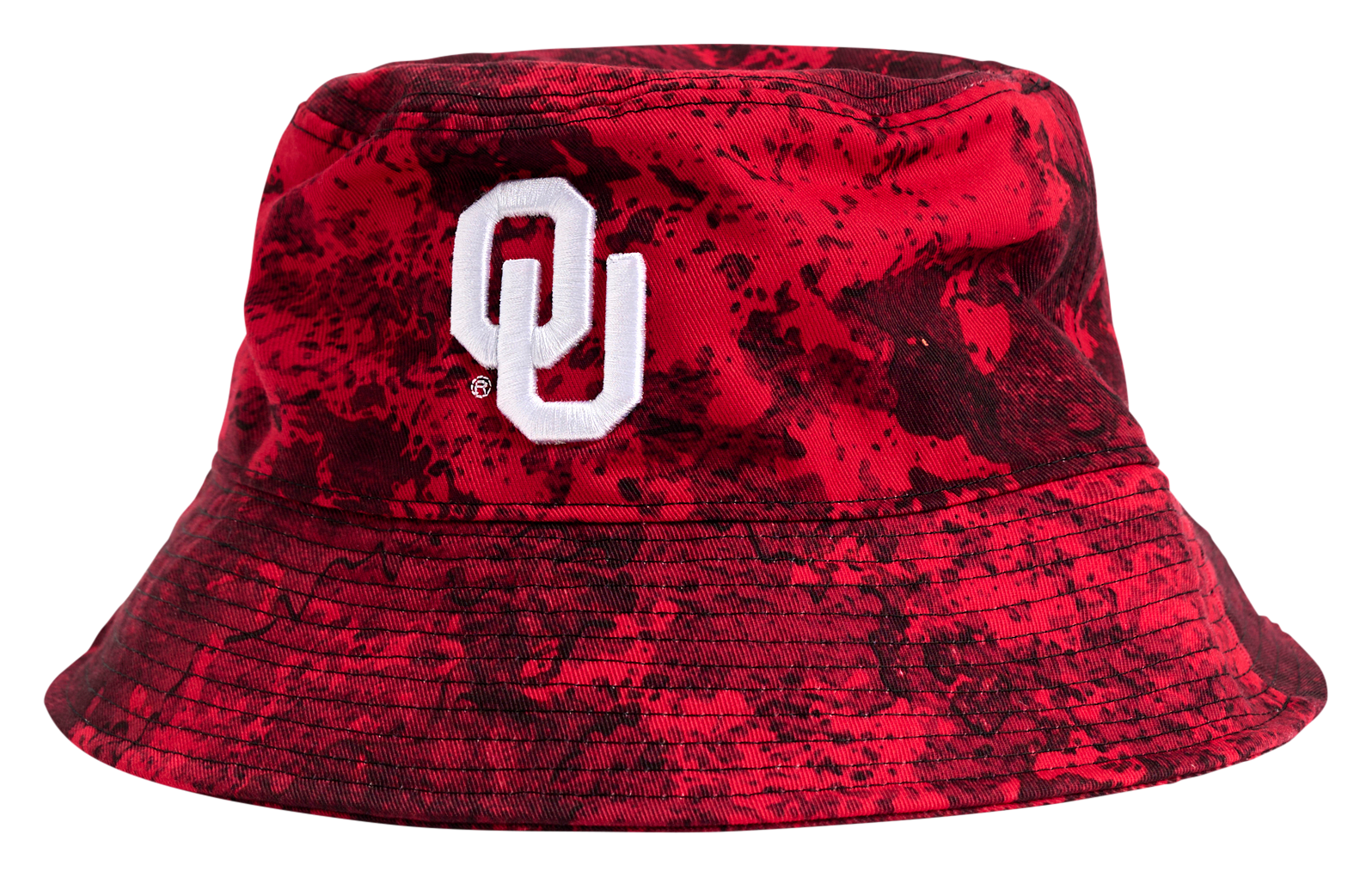 Image of Lusso Westlynn Fashion Collegiate Bucket Hat - University of Oklahoma - TrueTimber Strata Red